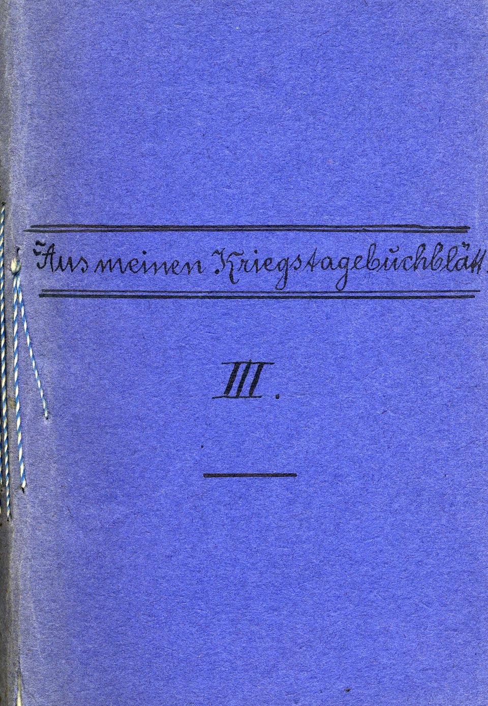 Tagebuch (Historisches Museum der Pfalz, Speyer CC BY)