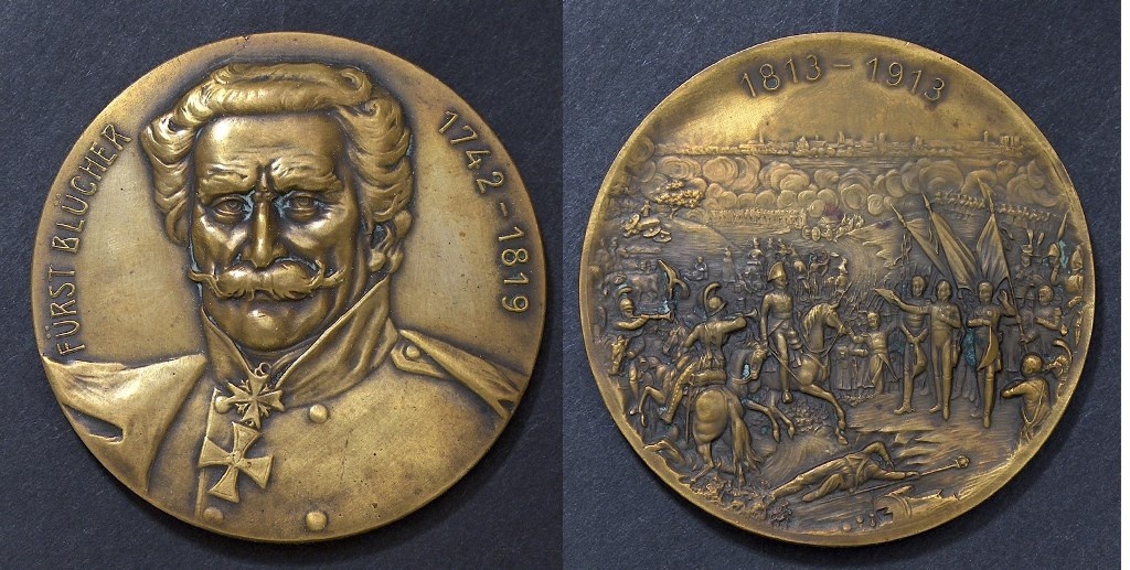 Medaille (Blüchermuseum Kaub CC BY-NC-SA)