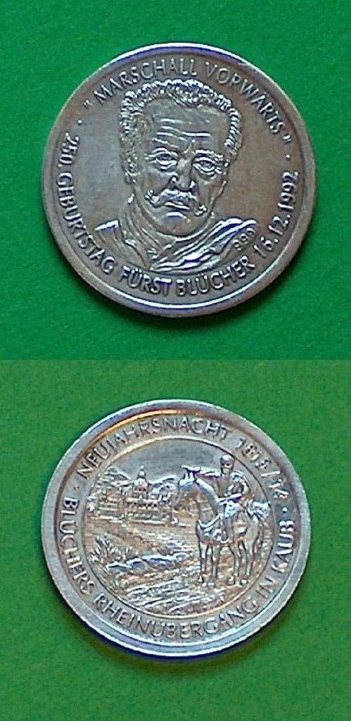 Medaille (Blüchermuseum Kaub CC BY-NC-SA)