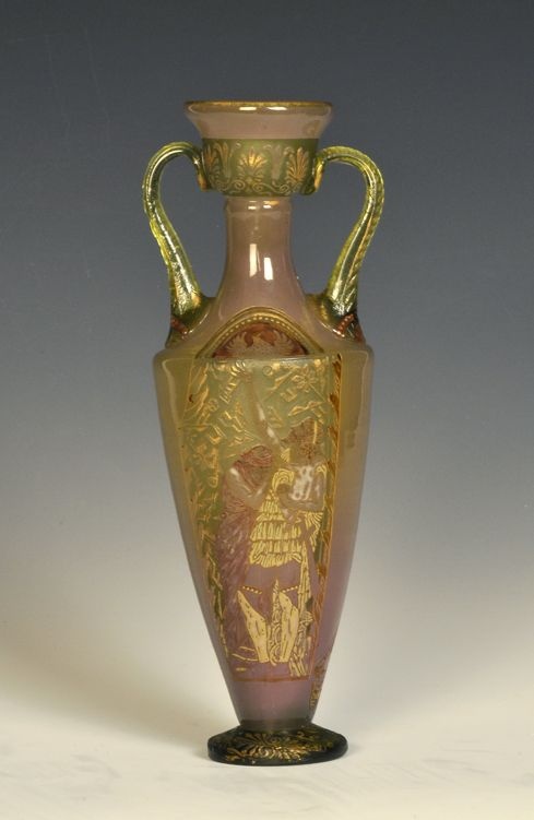 Vase mit mythologischer Darstellung "Hektors Abschied von Andromache" (GDKE - Landesmuseum Mainz CC BY-NC-SA)