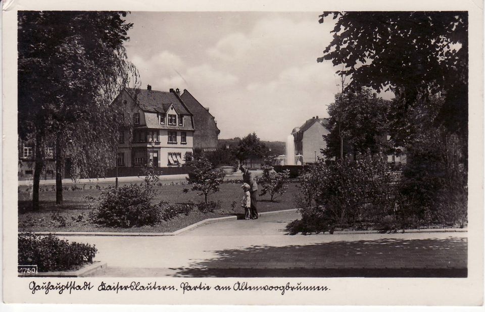 Gauhauptstadt Kaiserslautern. Partie am Altenwoogbrunnen (Theodor-Zink-Museum Kaiserslautern CC BY-NC-SA)