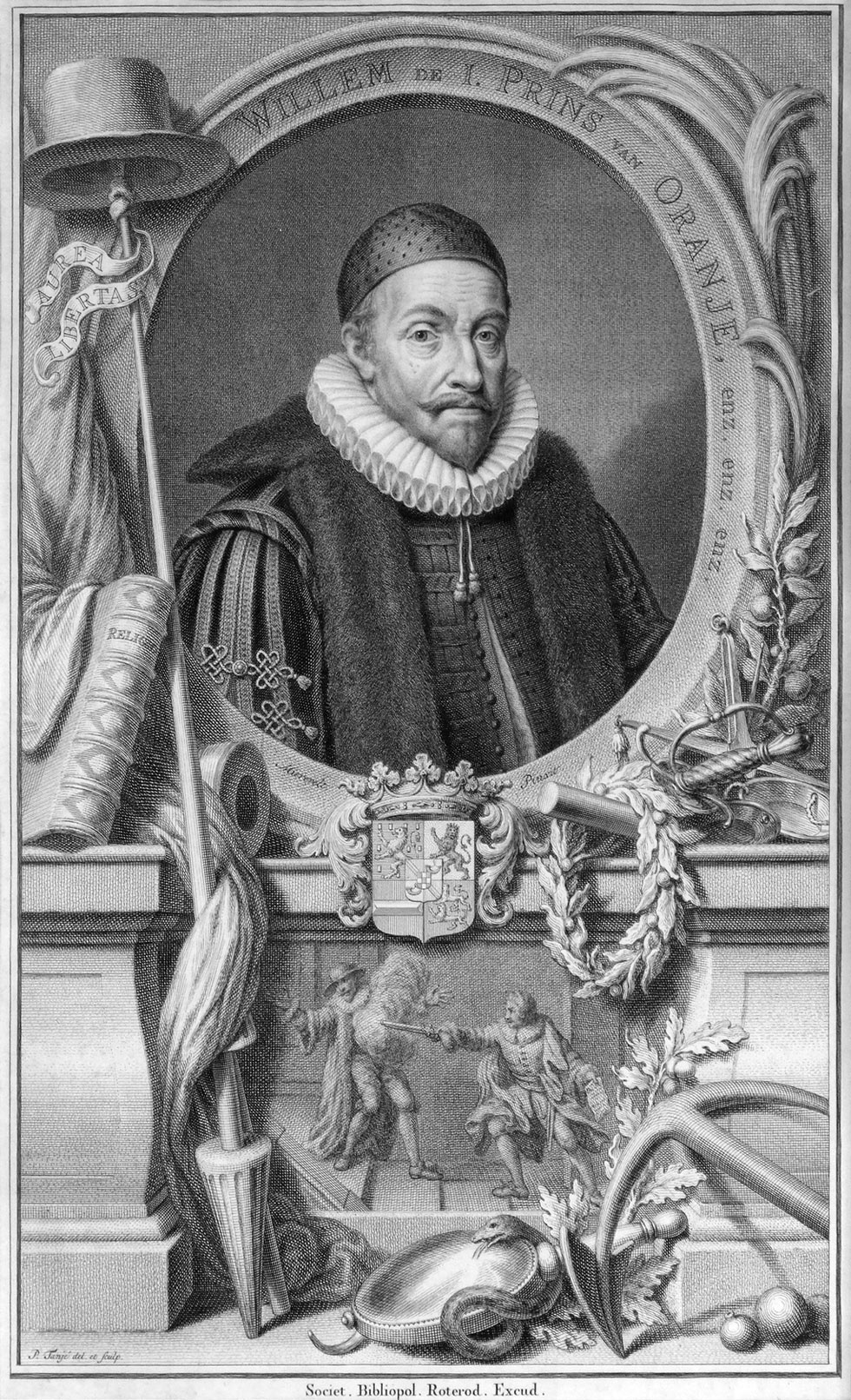 Portrait Wilhelms I. von Oranien (Museum im Grafenschloss Diez CC BY-NC-SA)