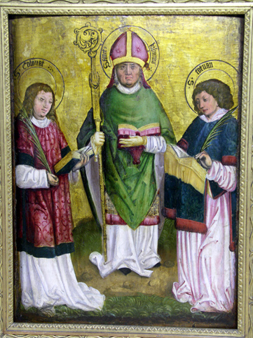 Die Heiligen Kilian, Colonat und Totnan (Stadtmuseum Simeonstift Trier CC BY-NC-ND)