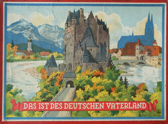 Brettspiel „Das ist des Deutschen Vaterland“, Nr. 91/2 (Museum am Strom, Bingen CC BY-NC-SA)