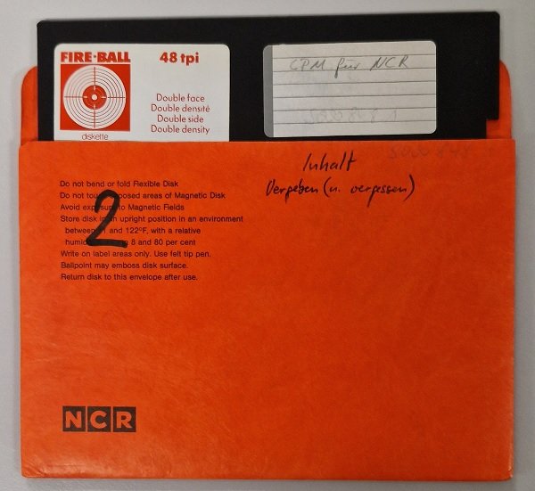 CPM für NCR Disk2 (ZCOM Zuse-Computer-Museum CC0)
