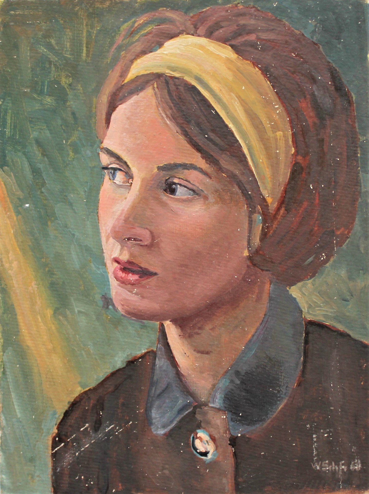 Das Porträt „Hannelore“ (Stadtmuseum Riesa mit Benno-Werth-Sammlung CC BY-NC-SA)