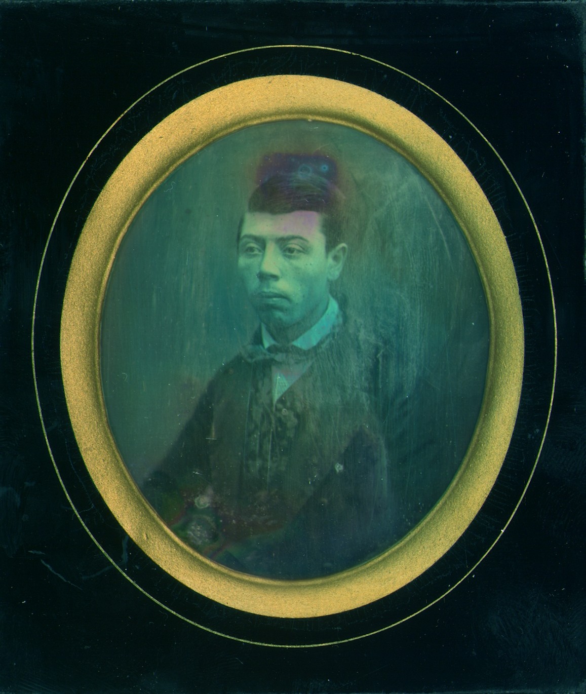 Daguerreotypie: Porträt Julius Hilliger (Stadtgeschichtliches Museum Leipzig Haus Böttchergäßchen CC0)
