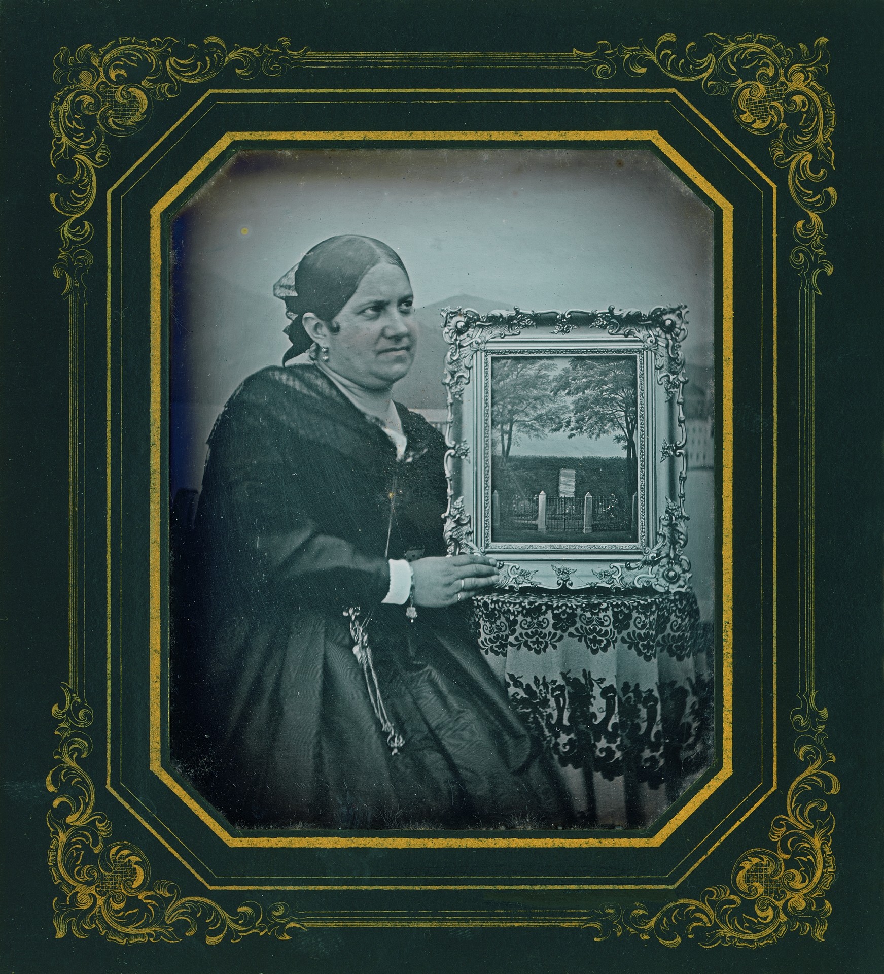 Daguerreotypie: Porträt Pauline von der Becke (Stadtgeschichtliches Museum Leipzig Haus Böttchergäßchen CC0)