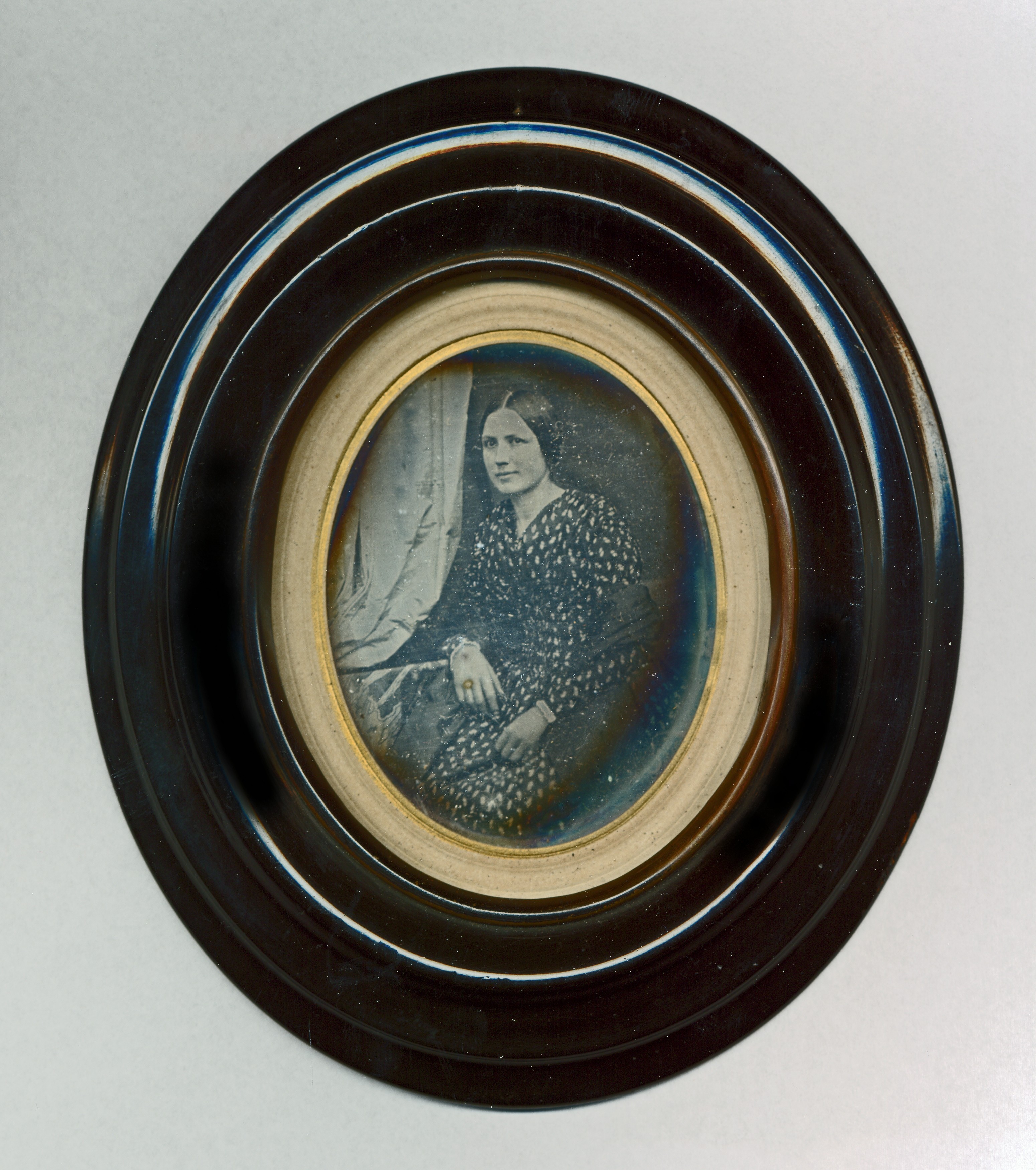 Daguerreotypie: Porträt Dorothea Rosine Dietze (Stadtgeschichtliches Museum Leipzig Haus Böttchergäßchen CC0)