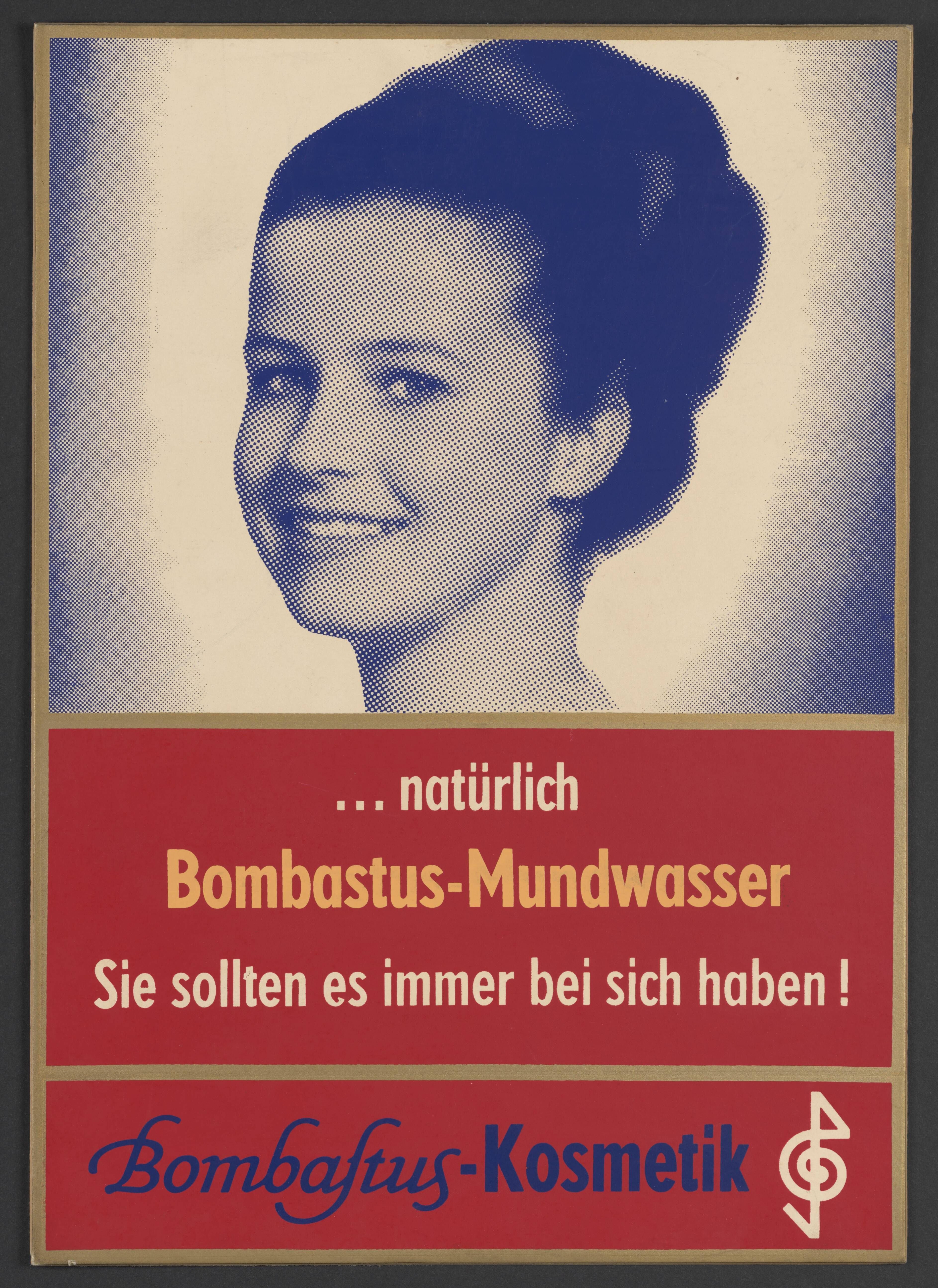 Plakat "…natürlcih Bombastus Mundwasser" (Stadtmuseum / Kleine Galerie Döbeln CC BY-NC-SA)