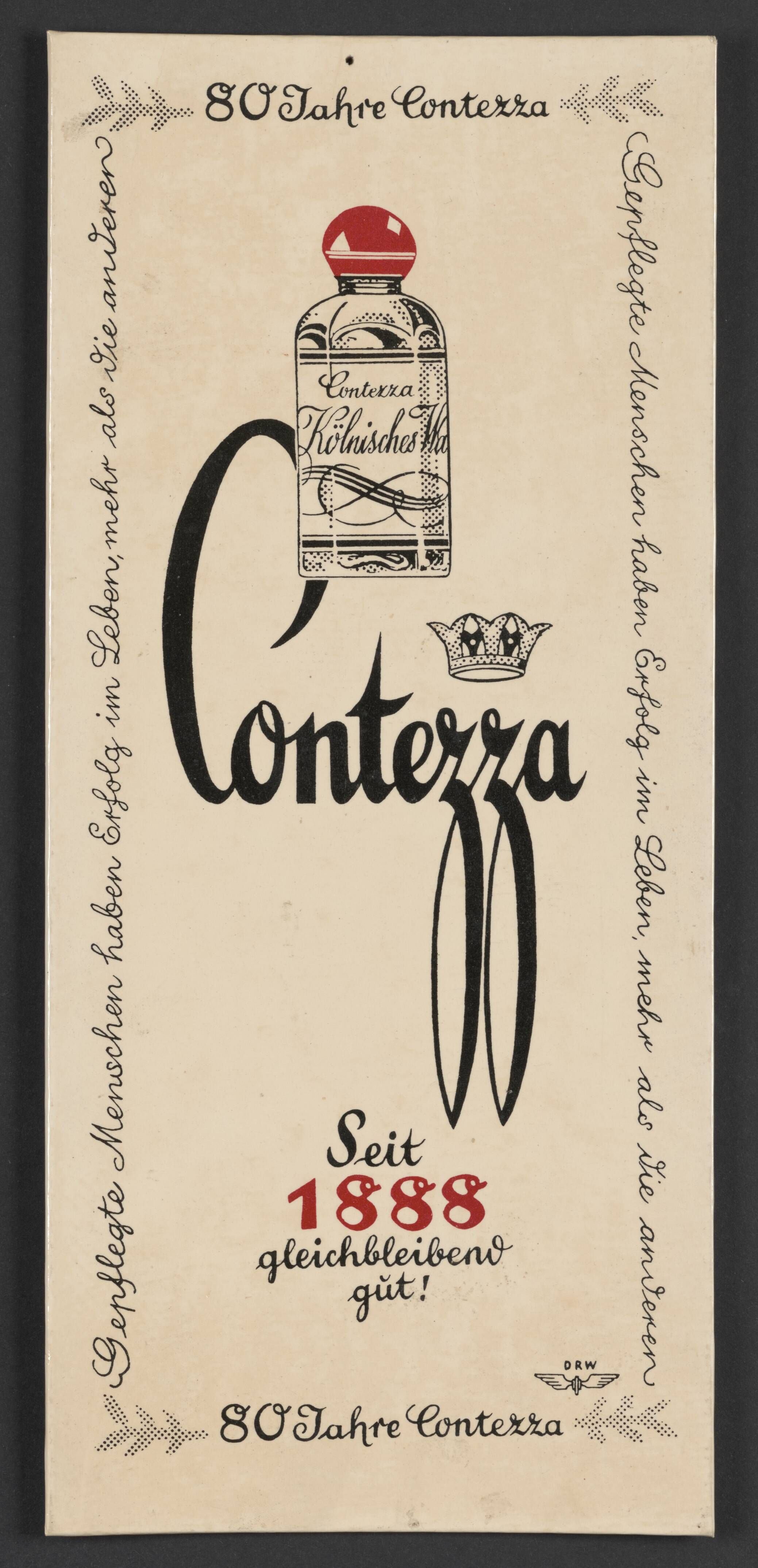 Plakat "Contezza" (Stadtmuseum / Kleine Galerie Döbeln CC BY-NC-SA)