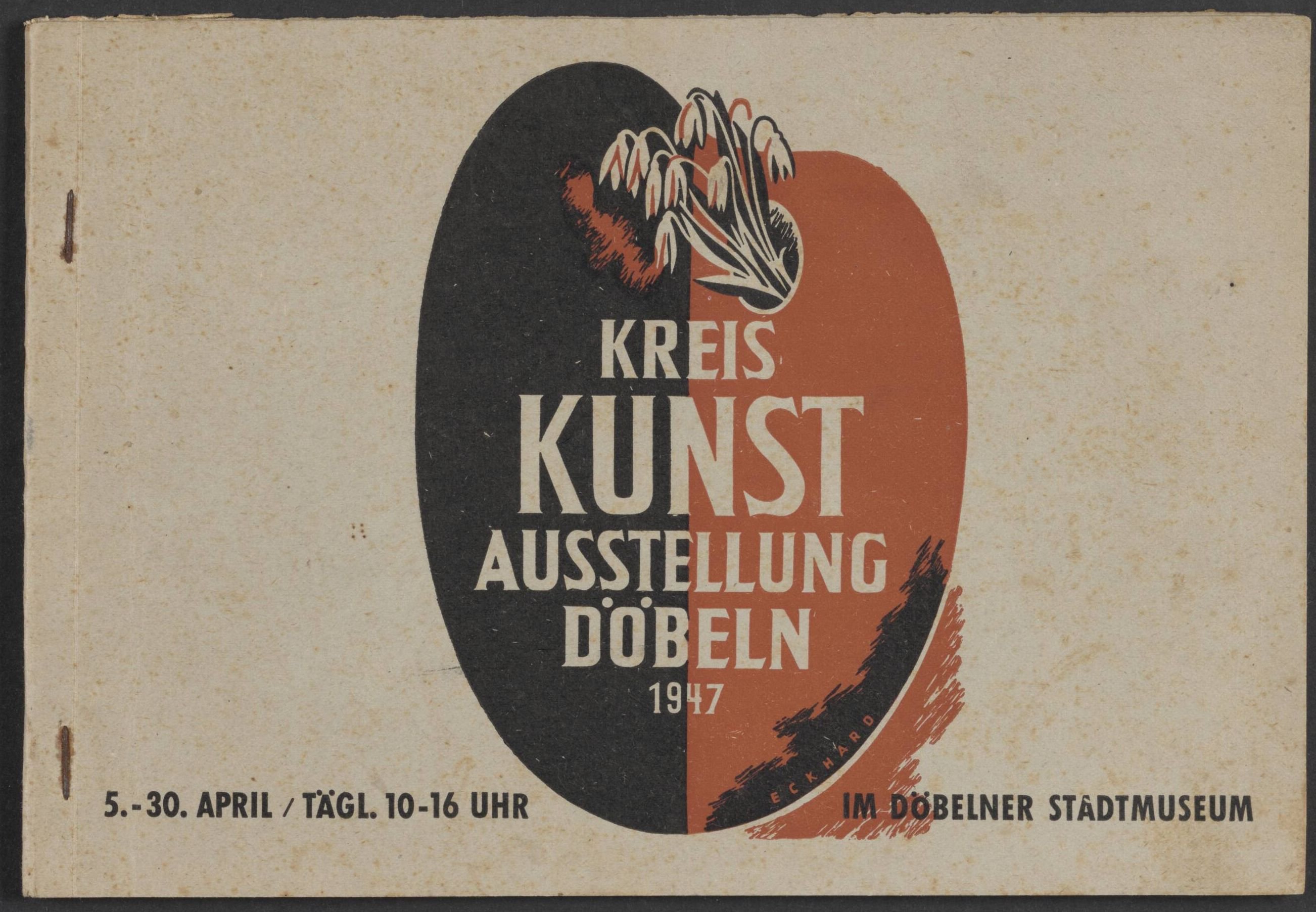 Broschüre "Kreis Kunst Ausstellung Döbeln" (Stadtmuseum / Kleine Galerie Döbeln CC BY-NC-SA)