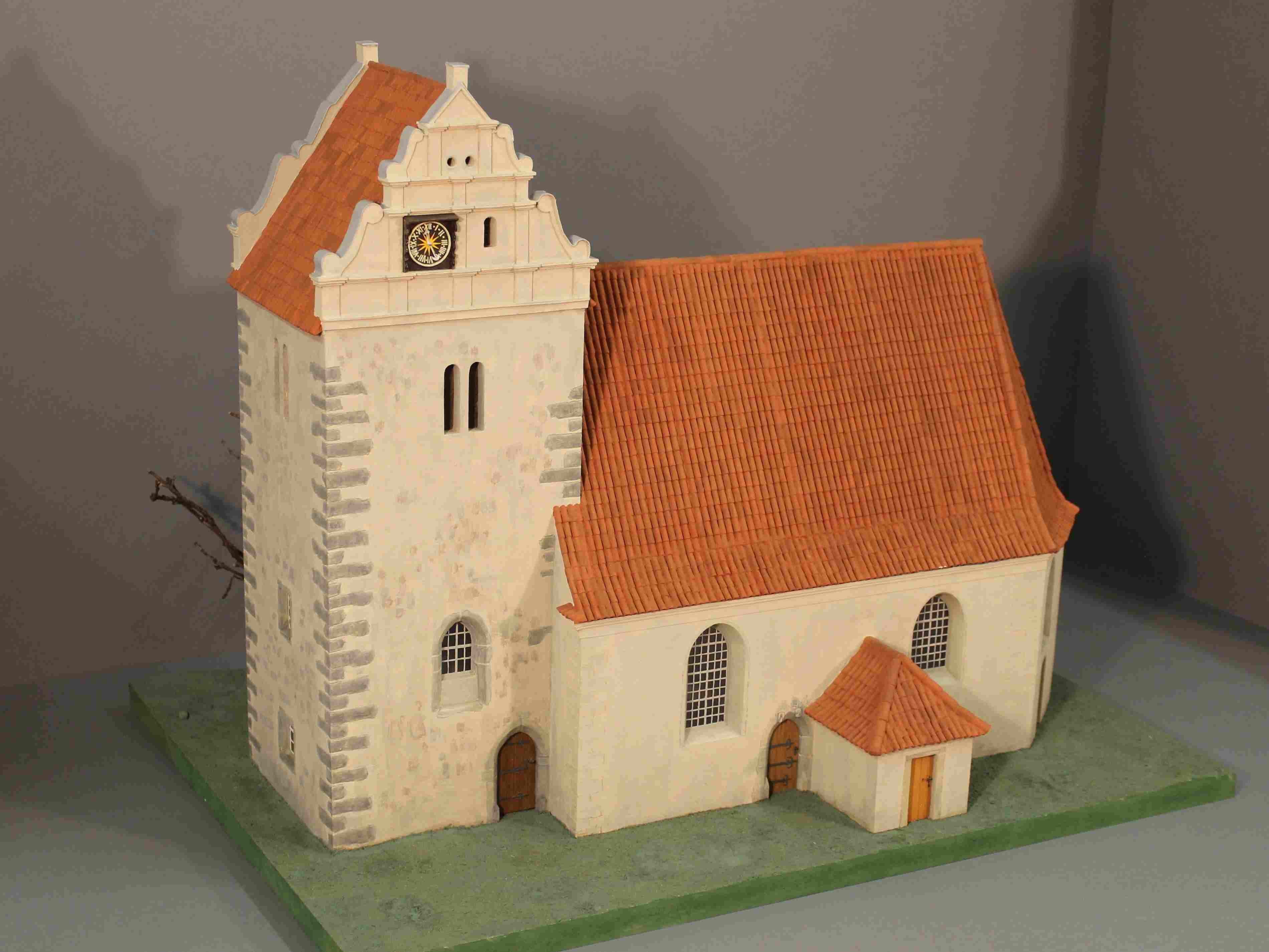 Modell "Alte Kirche zu Coswig" (Karrasburg Museum Coswig CC BY-NC-SA)