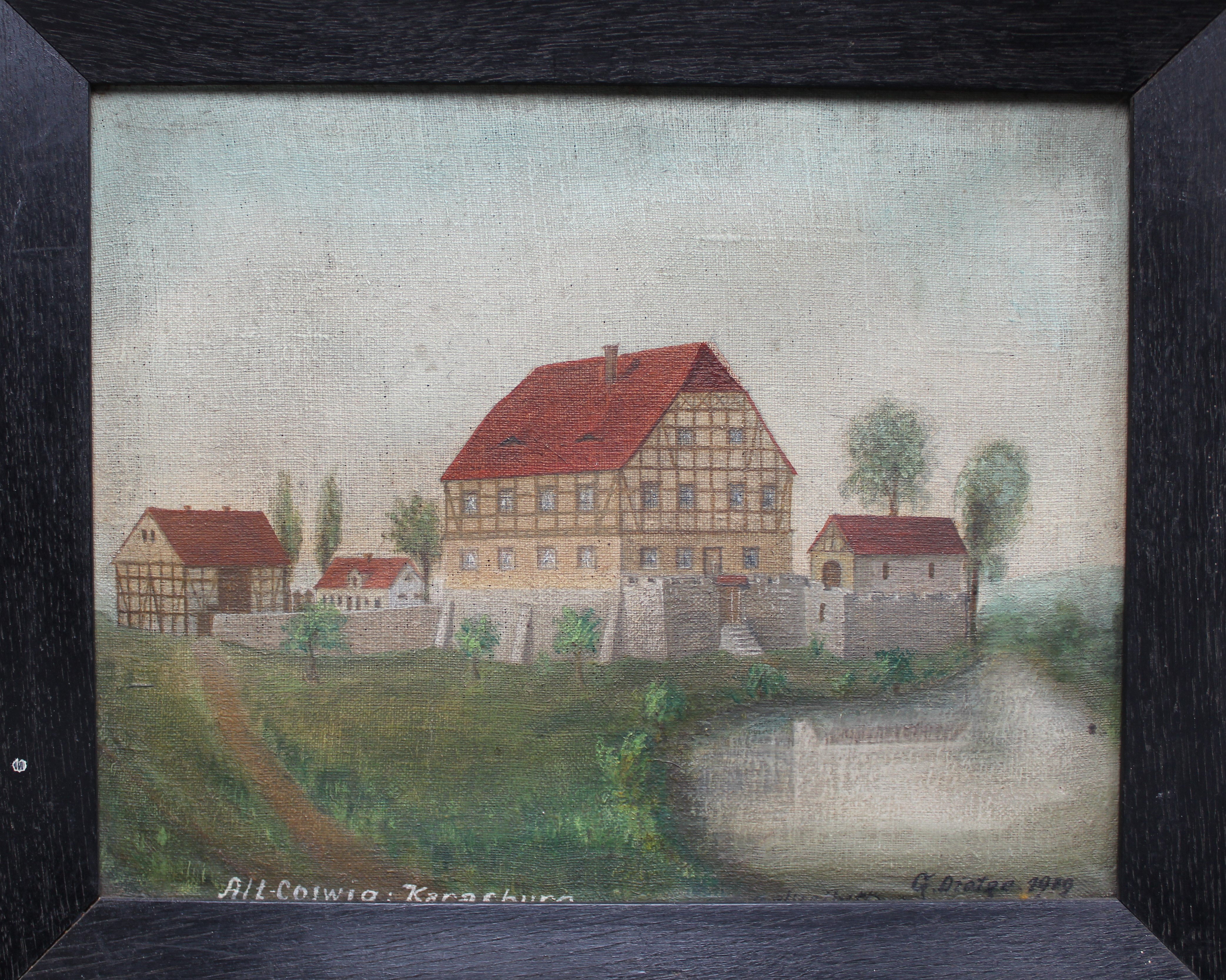 Gemälde - Karrasburg (Karrasburg Museum Coswig CC BY-NC-SA)