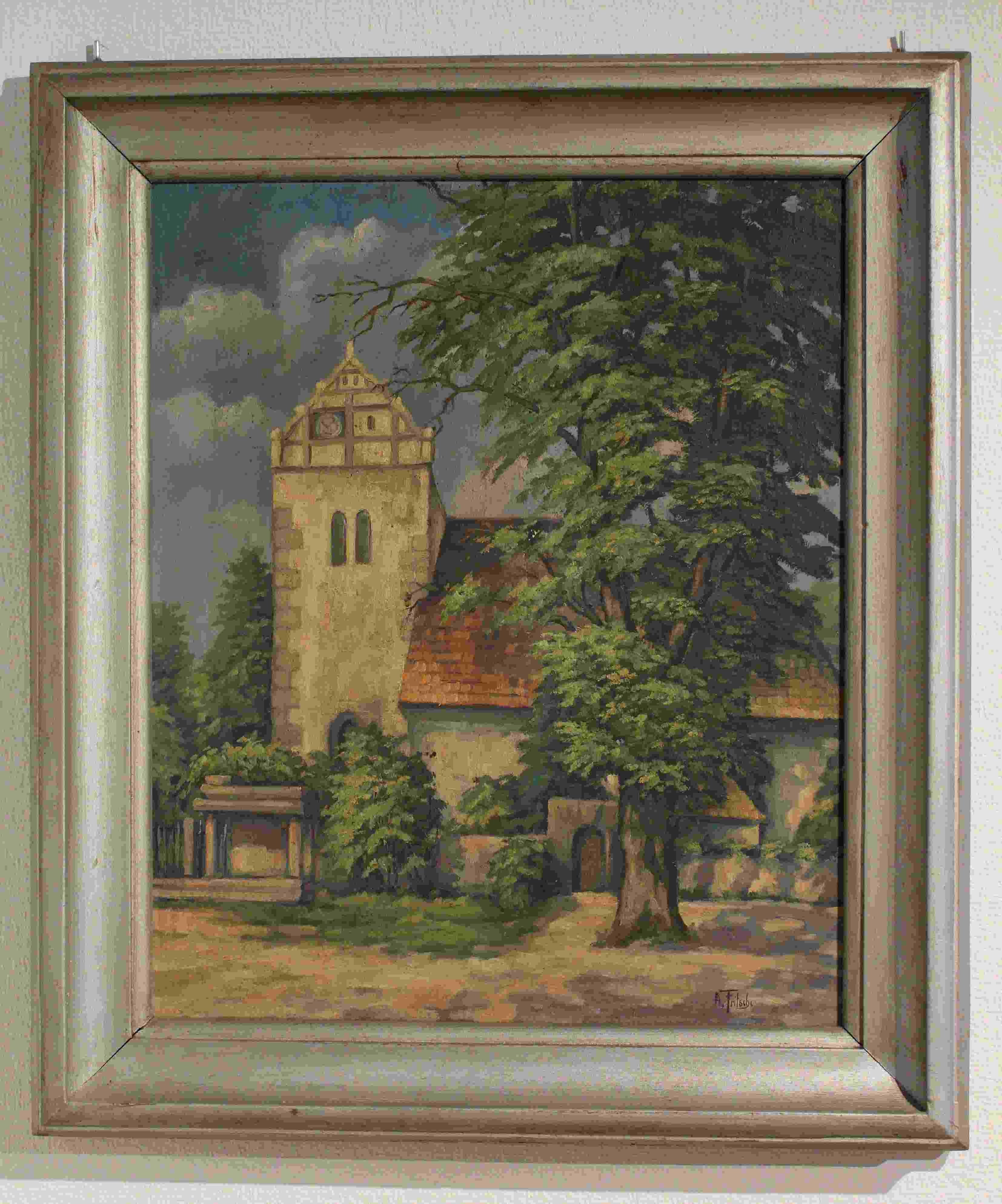 Gemälde - Alte Kirche zu Coswig (Karrasburg Museum Coswig CC BY-NC-SA)