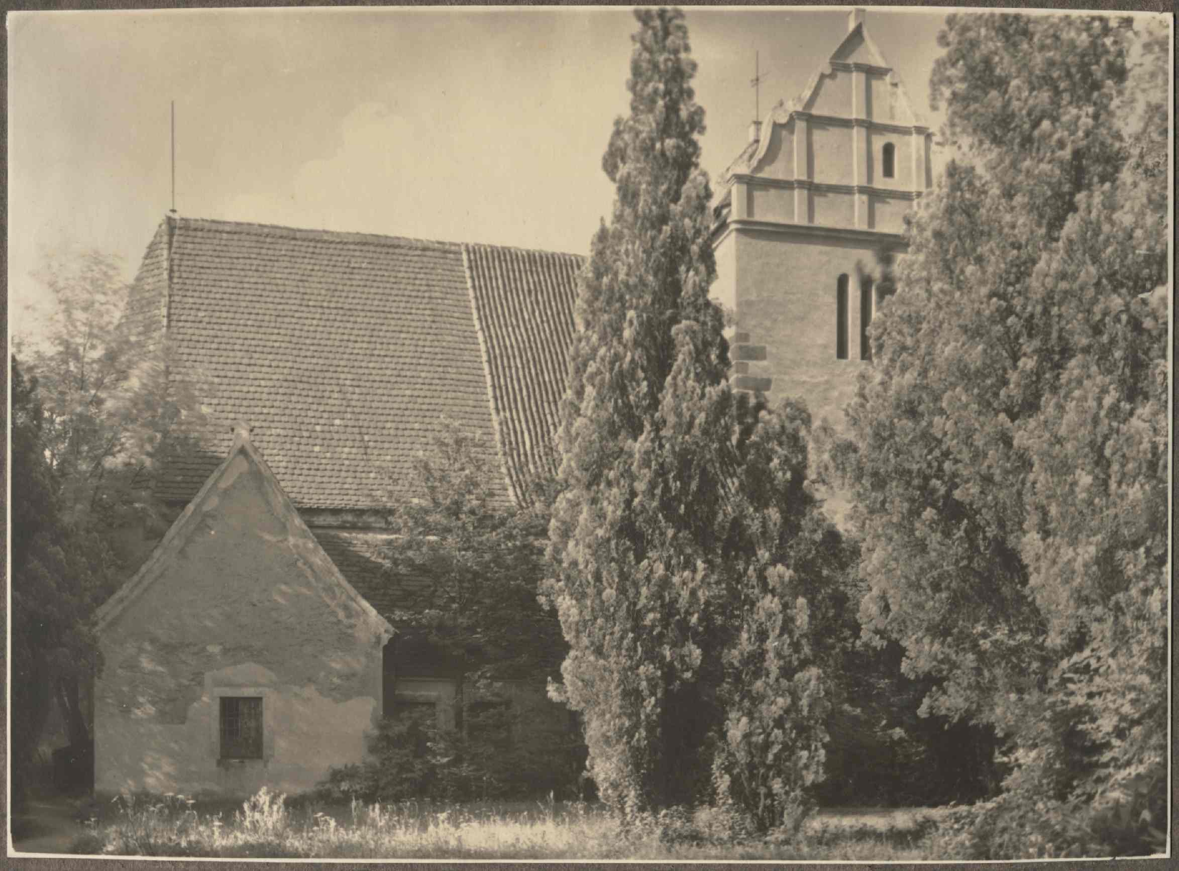 Rückseite der Alten Kirche (Karrasburg Museum Coswig CC BY-NC-SA)