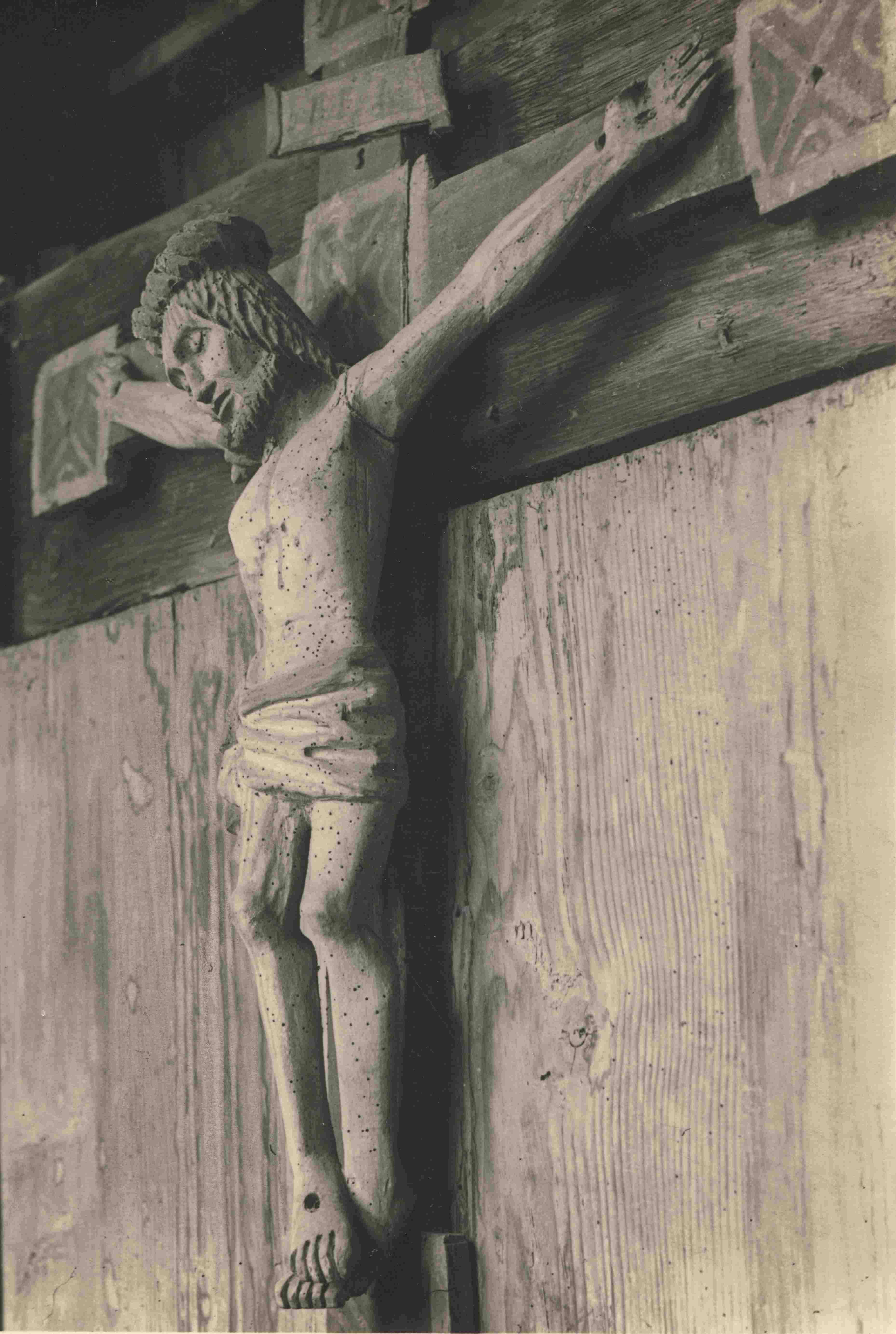 Kruzifix in der Alten Kirche (Karrasburg Museum Coswig CC BY-NC-SA)
