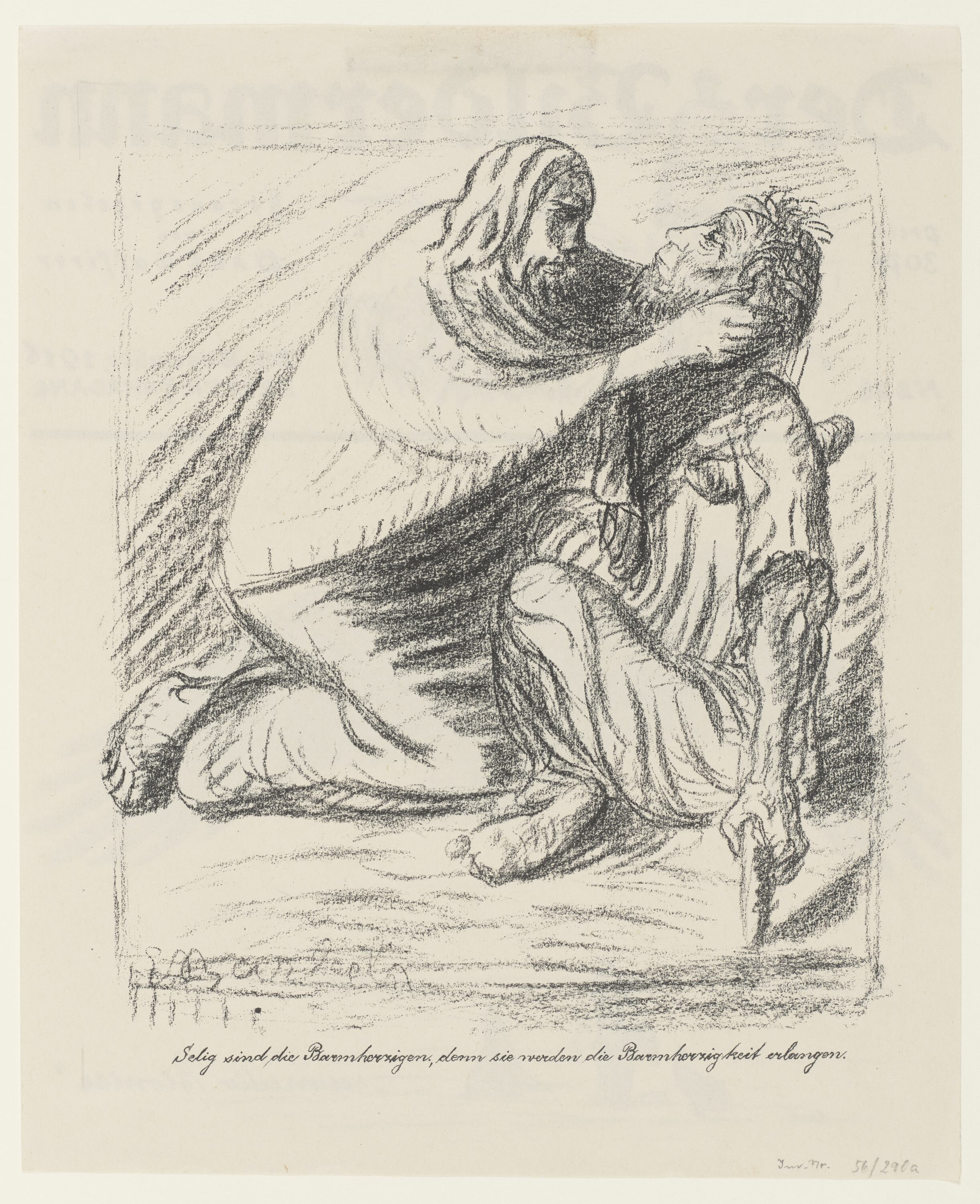 Selig sind die Barmherzigen, aus: Der Bildermann, Nr. 16, 1916) (KUNSTSAMMLUNGEN ZWICKAU Max-Pechstein-Museum RR-F)
