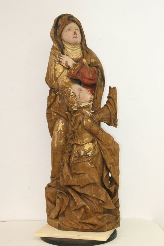 Schmerzensmutter und Heilige Maria Magdalena aus der Kirche in Reinsdorf (Sachsen) (Kunstsammlungen Zwickau Max-Pechstein-Museum CC BY-NC-SA)