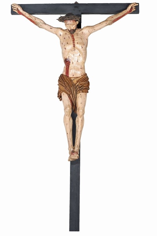 Kruzifix mit natürlicher Dornenkrone (Kunstsammlungen Zwickau Max-Pechstein-Museum CC BY-NC-SA)