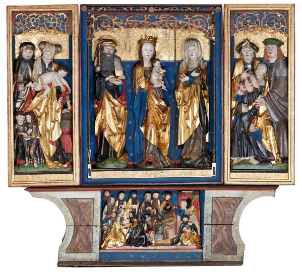 Altar aus der Kirche in Lugau (Kunstsammlungen Zwickau Max-Pechstein-Museum CC BY-NC-SA)