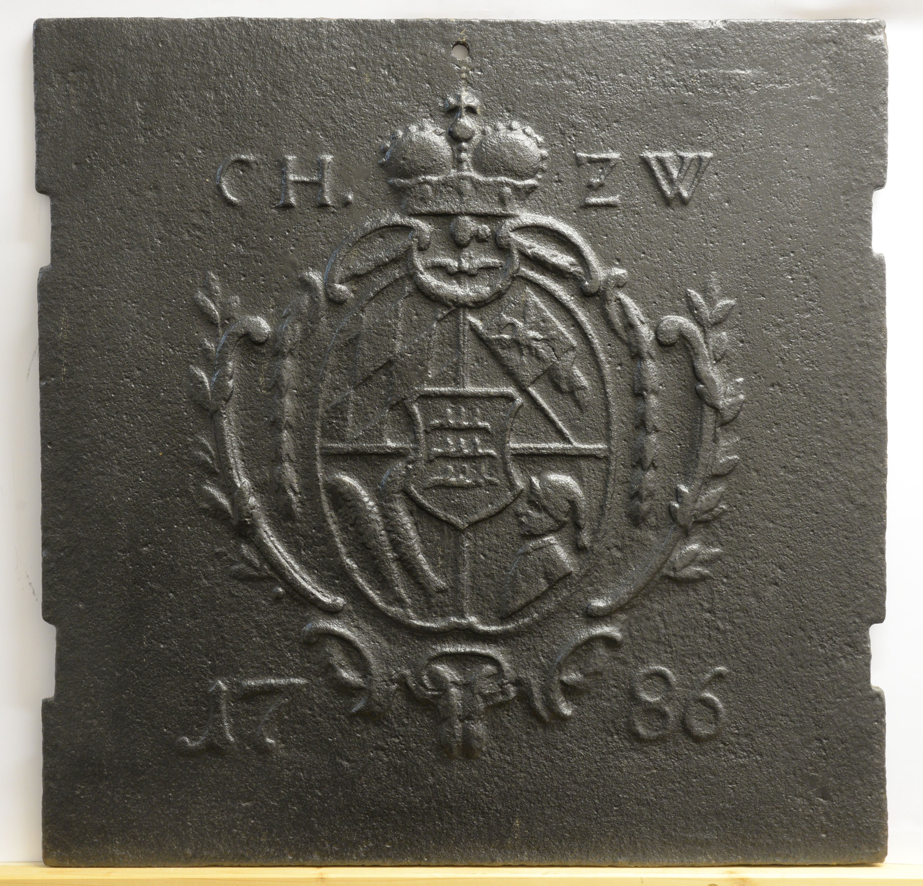 Ofenplatte Wappen Württemberg (TU Bergakademie Freiberg CC BY-NC-SA)