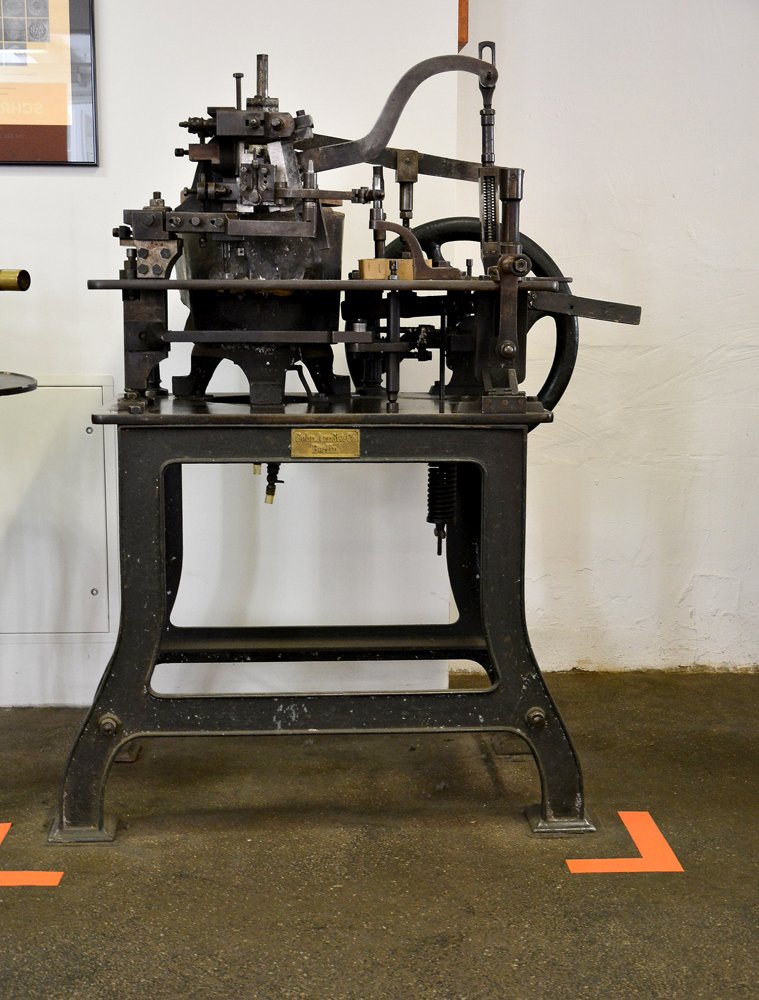 Handgießmaschine (Museum für Druckkunst Leipzig CC BY-NC-SA)