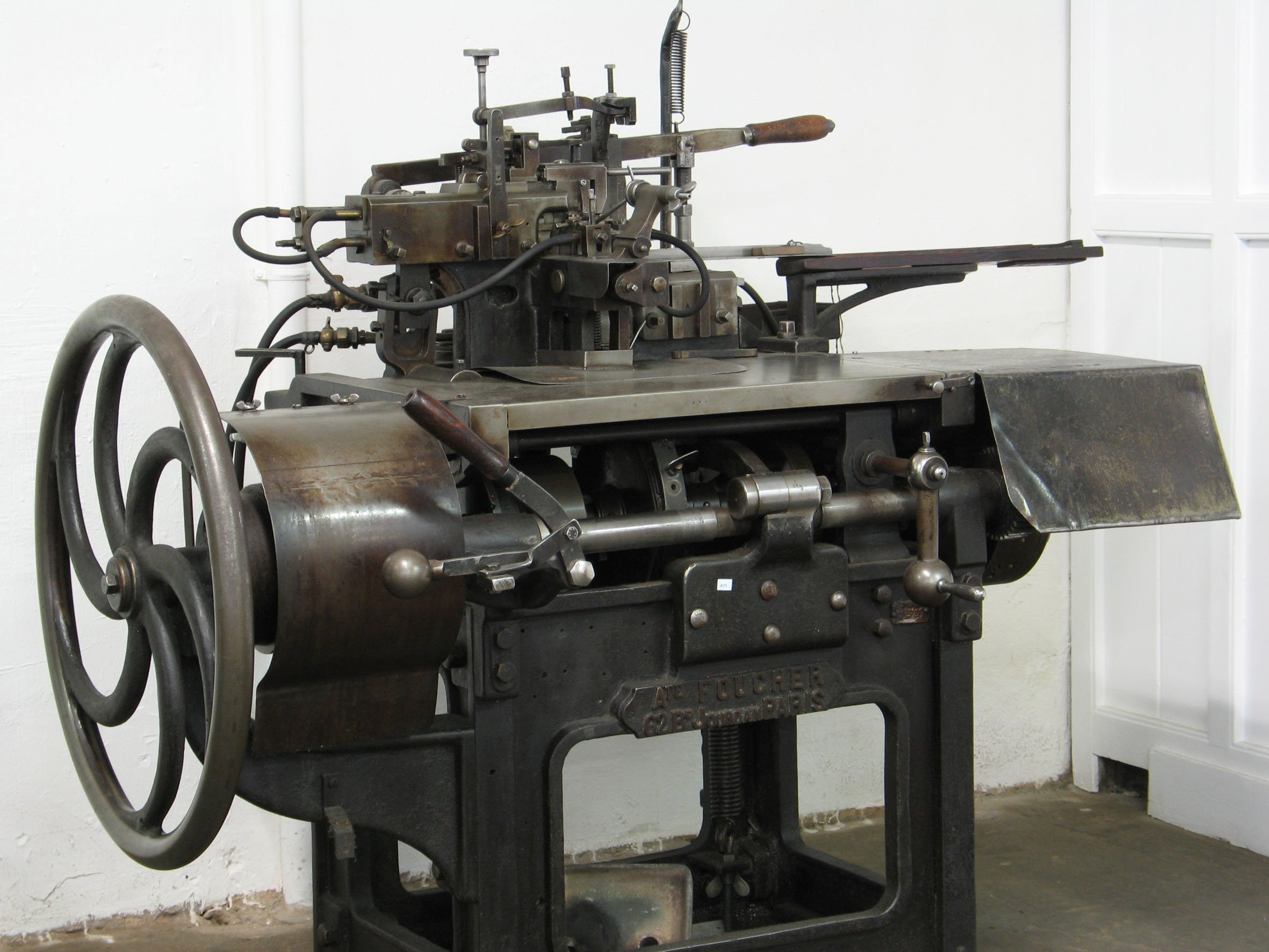 Komplettgießmaschine Foucher (Museum für Druckkunst Leipzig CC BY-NC-SA)