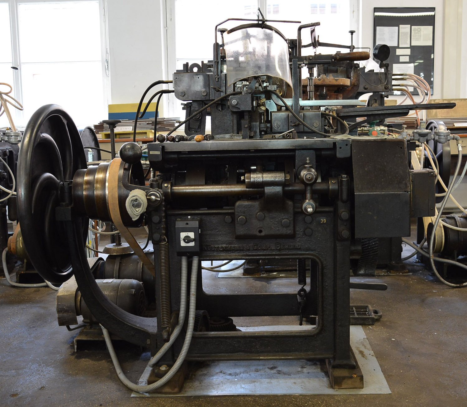 Komplettgießmaschine System Typ II (Museum für Druckkunst Leipzig CC BY-NC-SA)