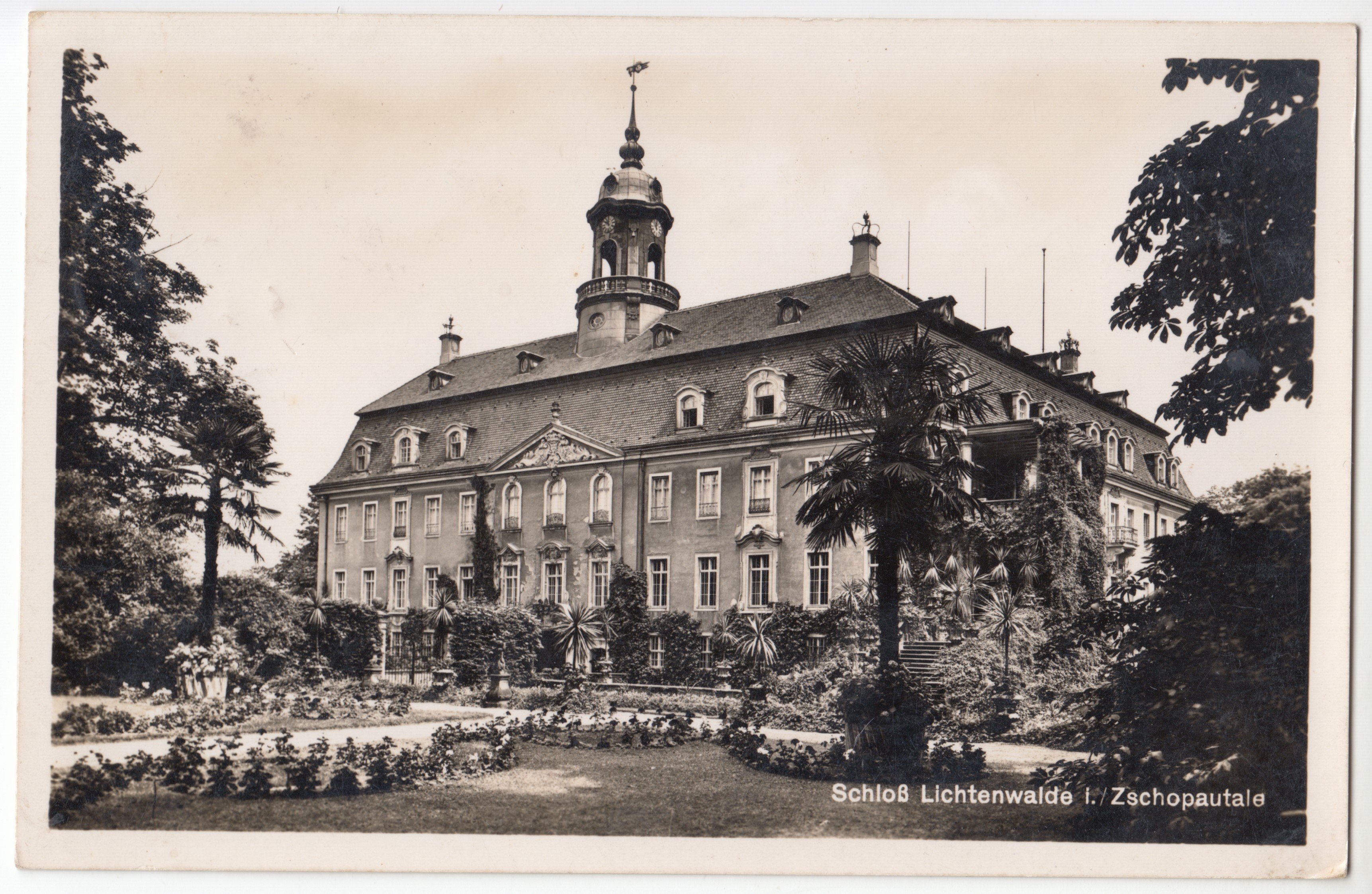 Postkarte (Schloss und Park Lichtenwalde CC BY-NC-SA)