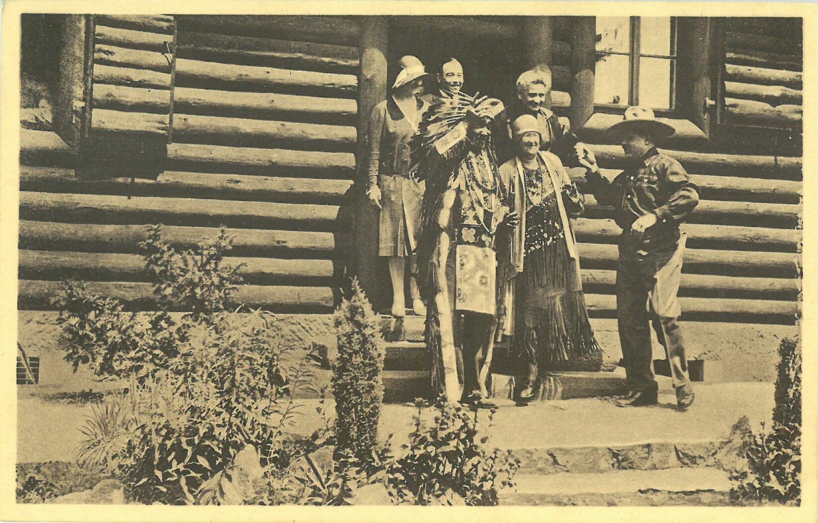 Big Chief White Eagle mit seiner Frau im KMM, 18.Juni 1929; Signum Patty Frank (Karl-May-Museum gGmbH RR-R)
