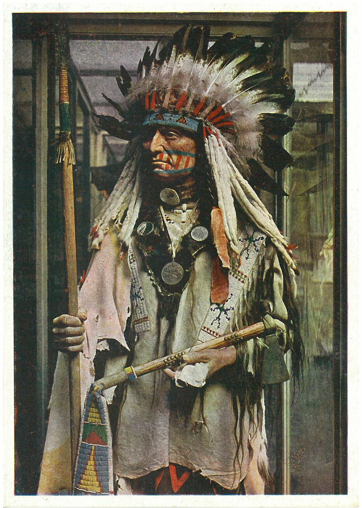 Sioux-Häuptling, KMM Radebeul (Karl-May-Museum gGmbH RR-R)