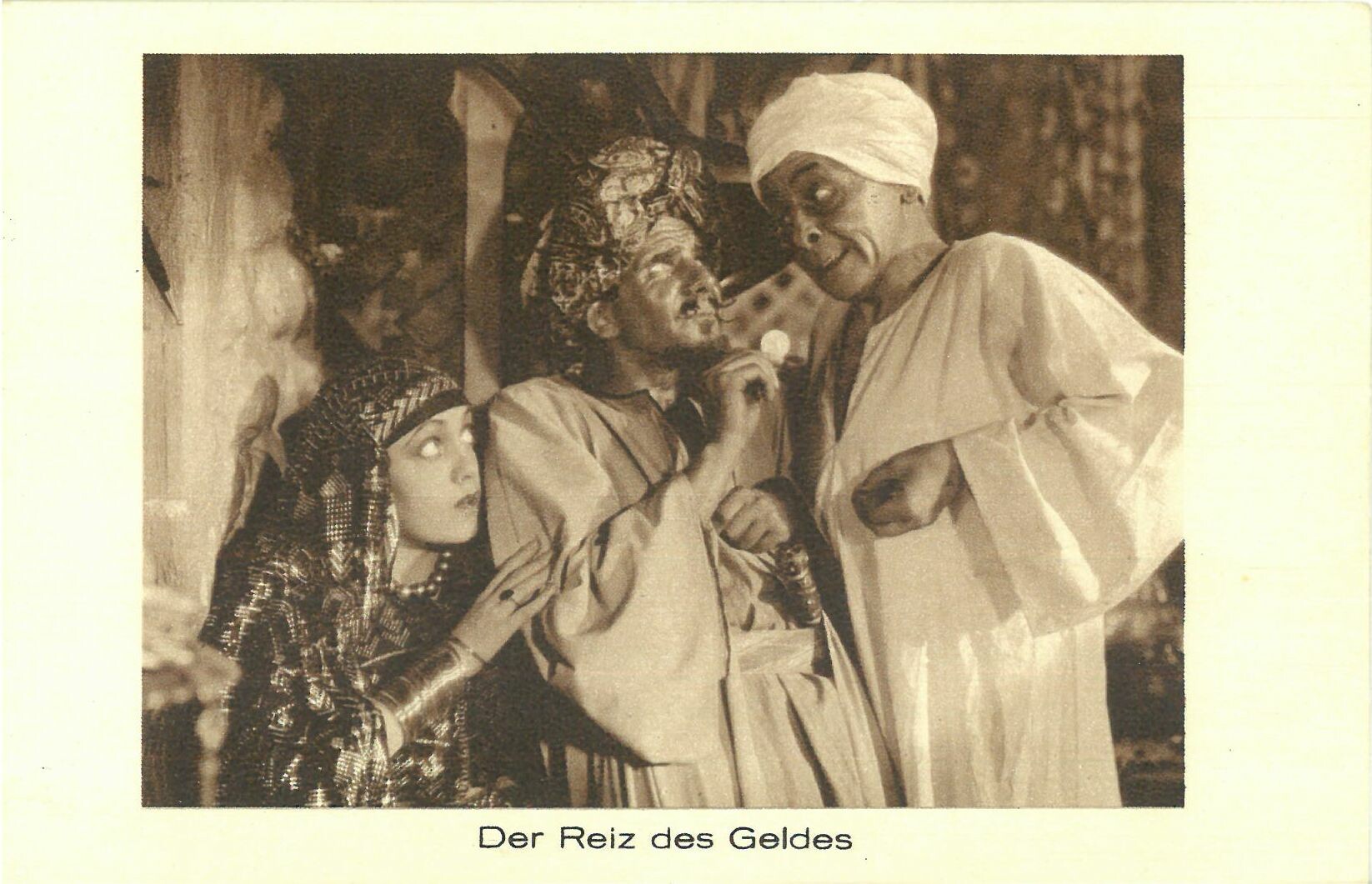 Syndikat-Film "Durch die Wüste", Serienbild Nr. 10 Der Reiz des Geldes (Karl-May-Museum gGmbH RR-R)