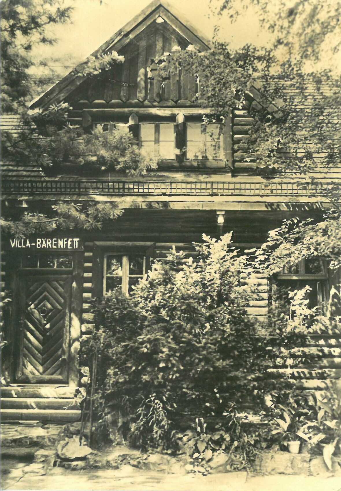 Villa Bärenfett, schwarz/weiß (Karl-May-Museum gGmbH RR-R)