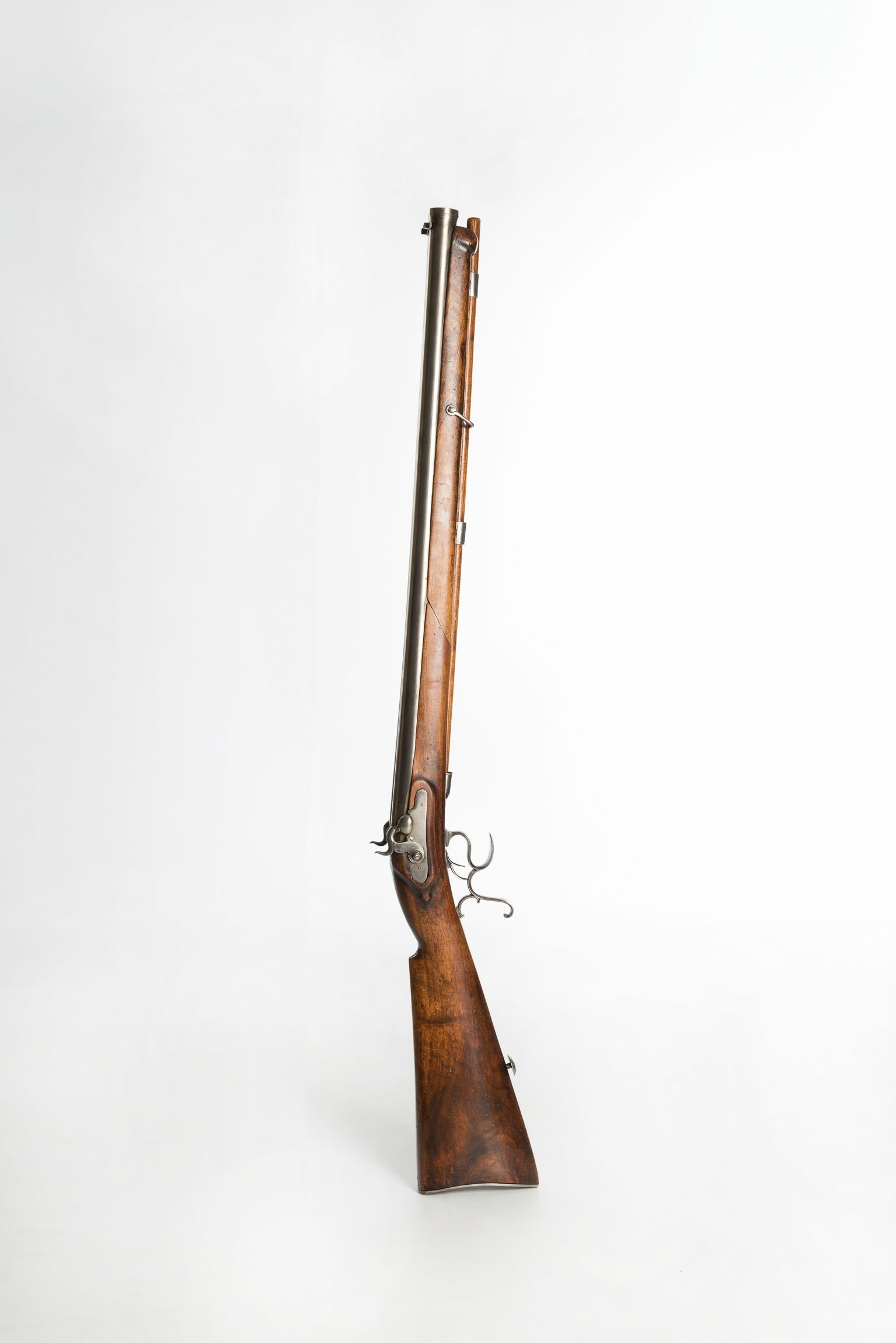 Bärentöter (origonal), doppelläufiges Perkussionsgewehr (Karl-May-Museum gGmbH RR-R)