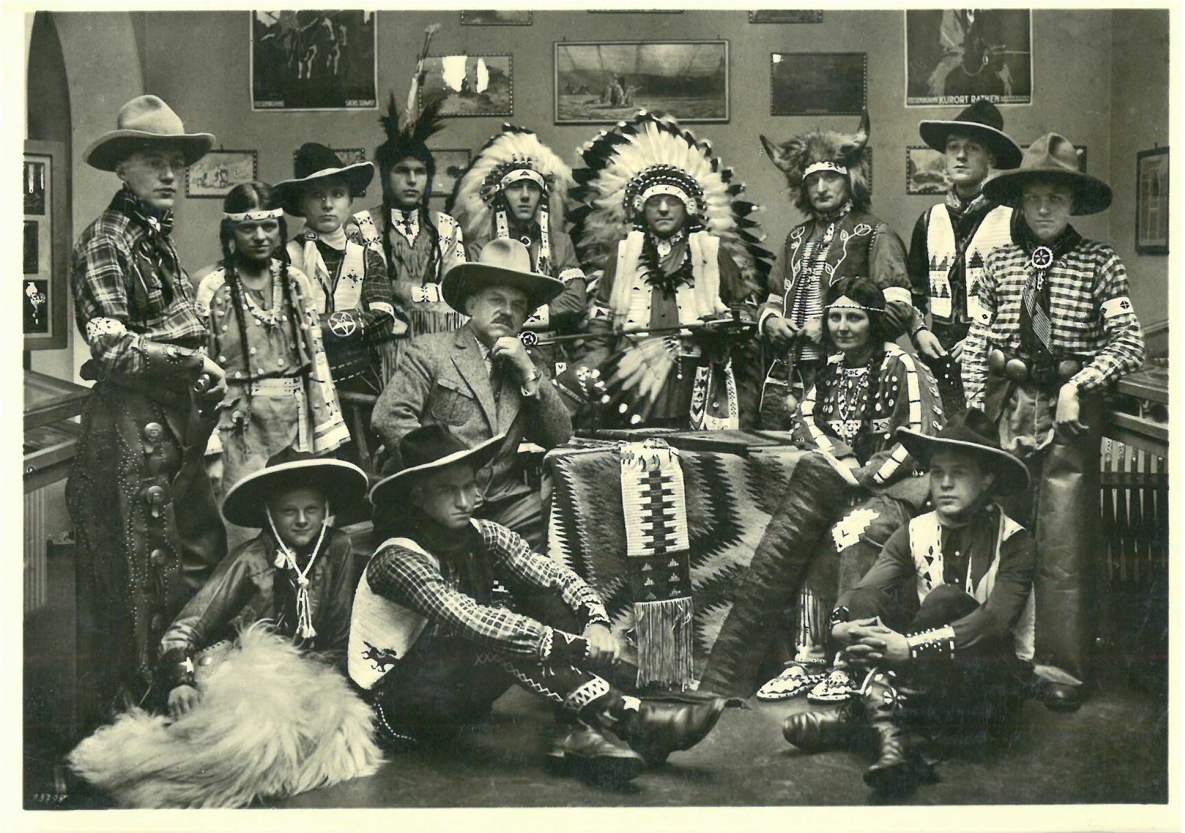 Das alljährige Treffen des Indian-Cowboy-Club "Manitou", mit Patty Frank Signum (Karl-May-Museum gGmbH RR-R)
