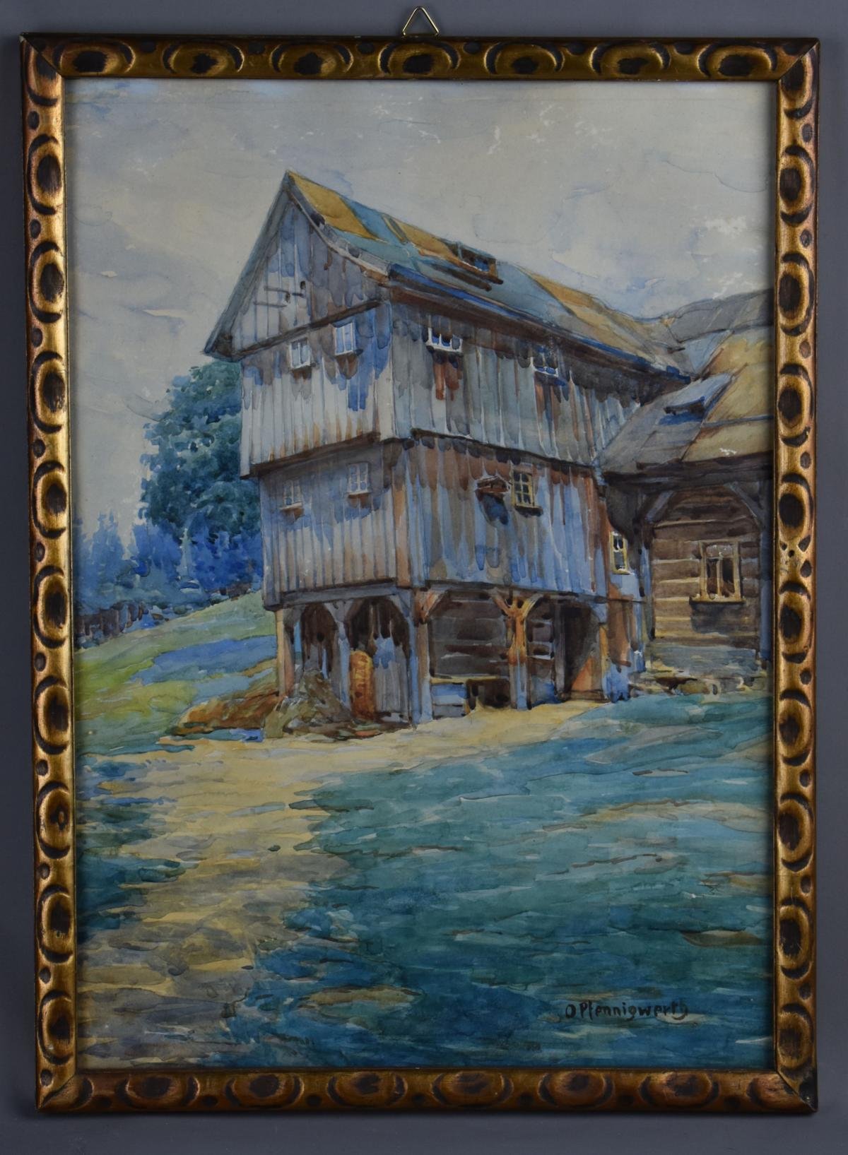 Umgebindehaus in Jirikov (Heimatmuseum Ebersbach-Neugersdorf CC BY-NC-SA)