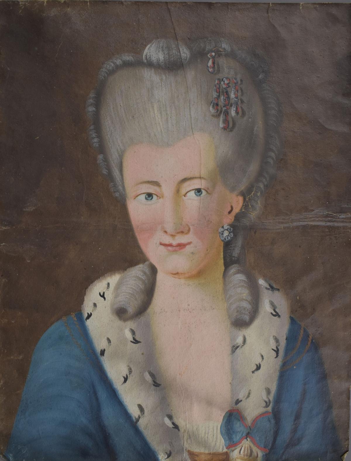 Porträt einer unbekannten Dame (Heimatmuseum Ebersbach-Neugersdorf CC BY-NC-SA)