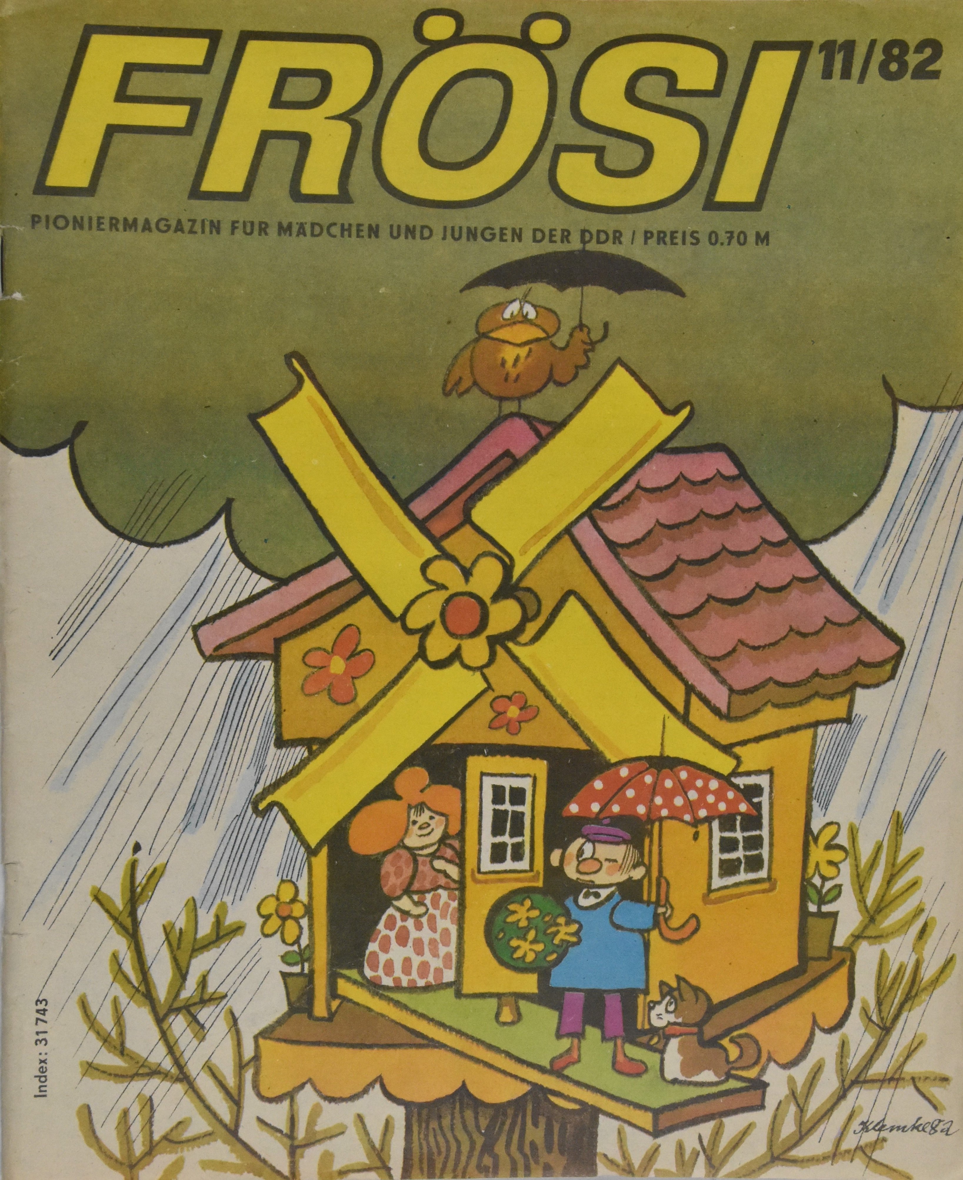 Frösi - Pioniermagazin für Mädchen und Jungen der DDR (Heimatwelten Zwönitz CC BY-NC-SA)