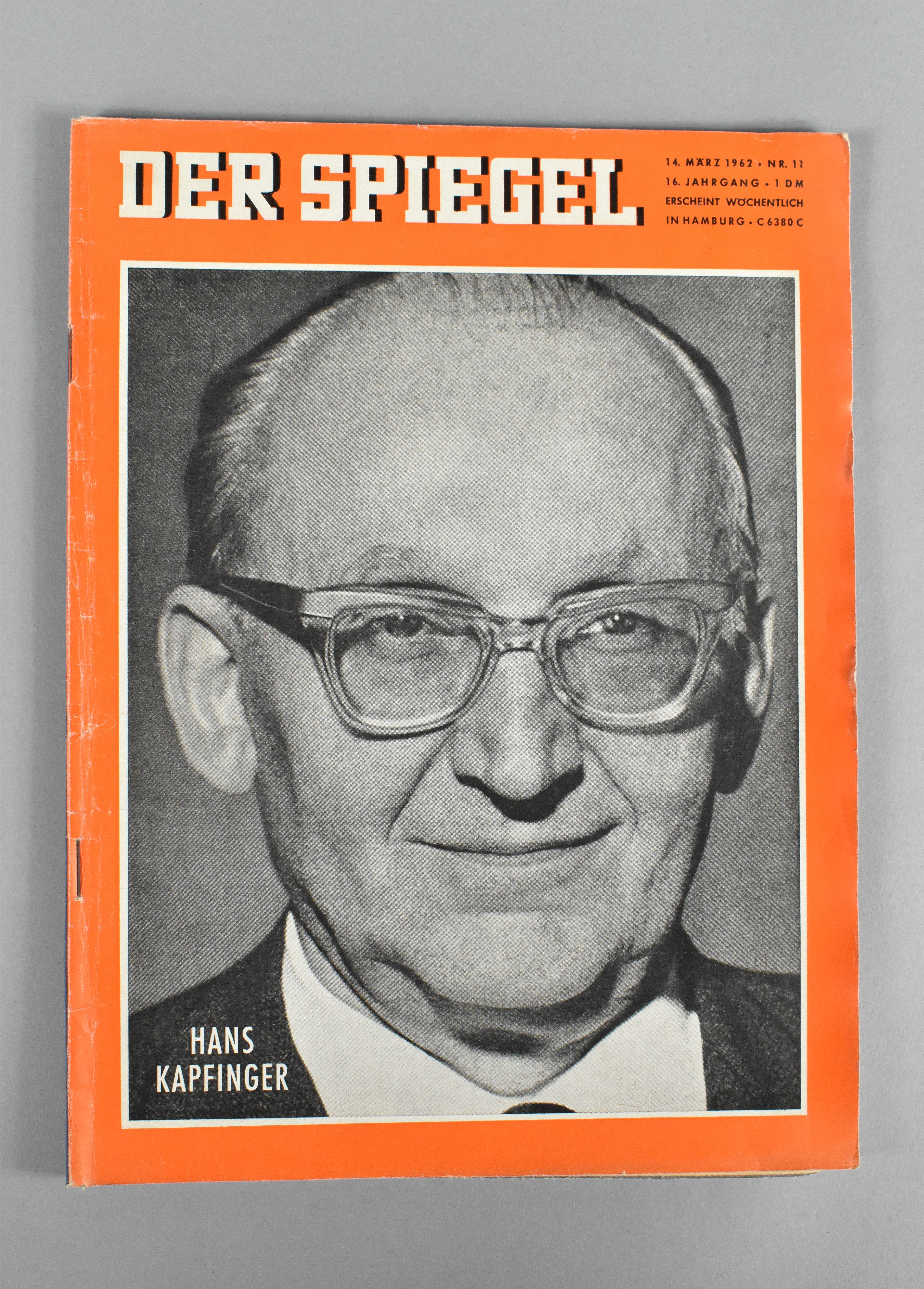 Der Spiegel Jahrgang 16 Nr. 11, 14.03.1962 (Heimatwelten Zwönitz CC BY-NC-SA)