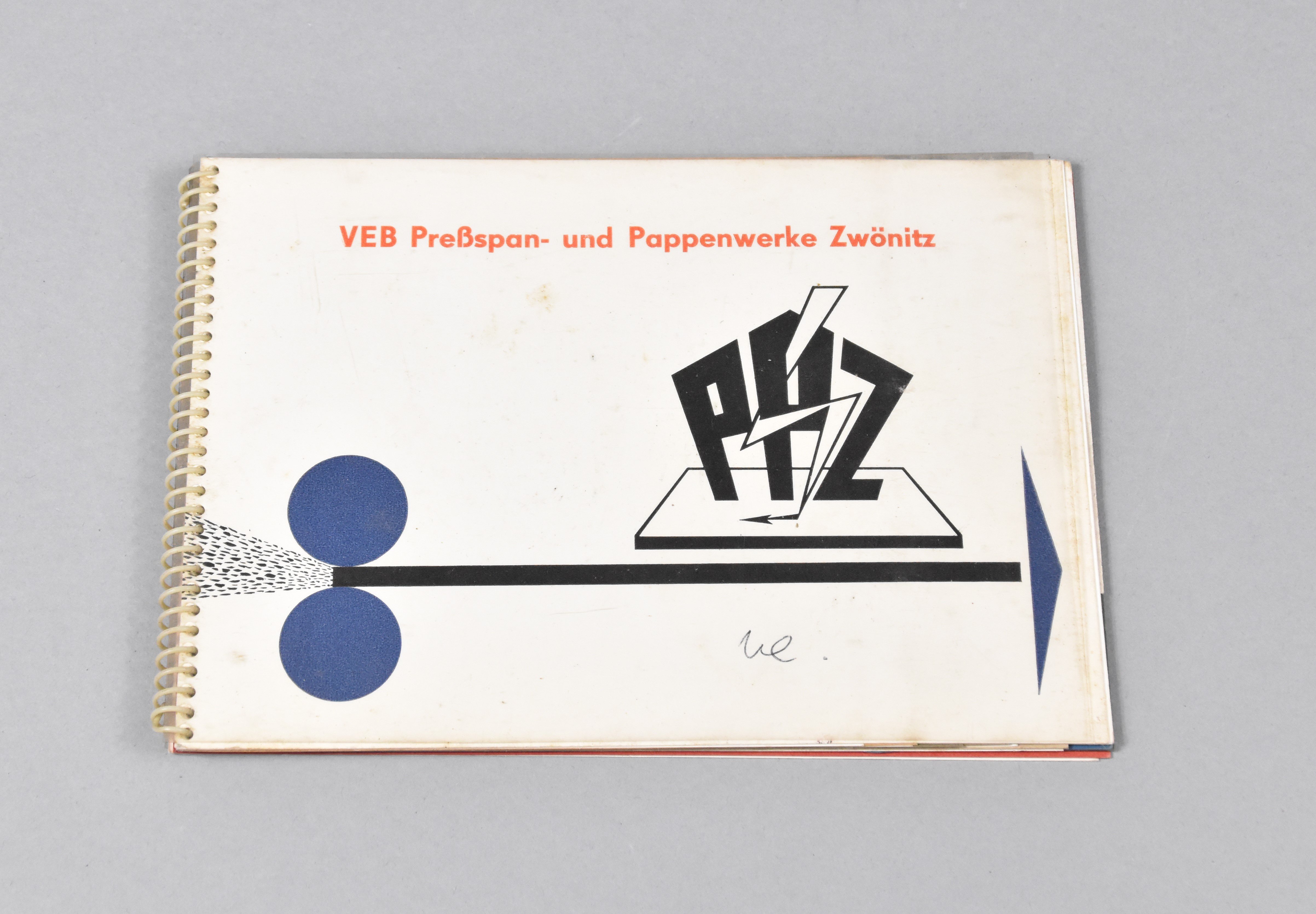 Musterbuch des VEB Preßsspan- und Pappenwerke Zwönitz, 1966 (Heimatwelten Zwönitz CC BY-NC-SA)