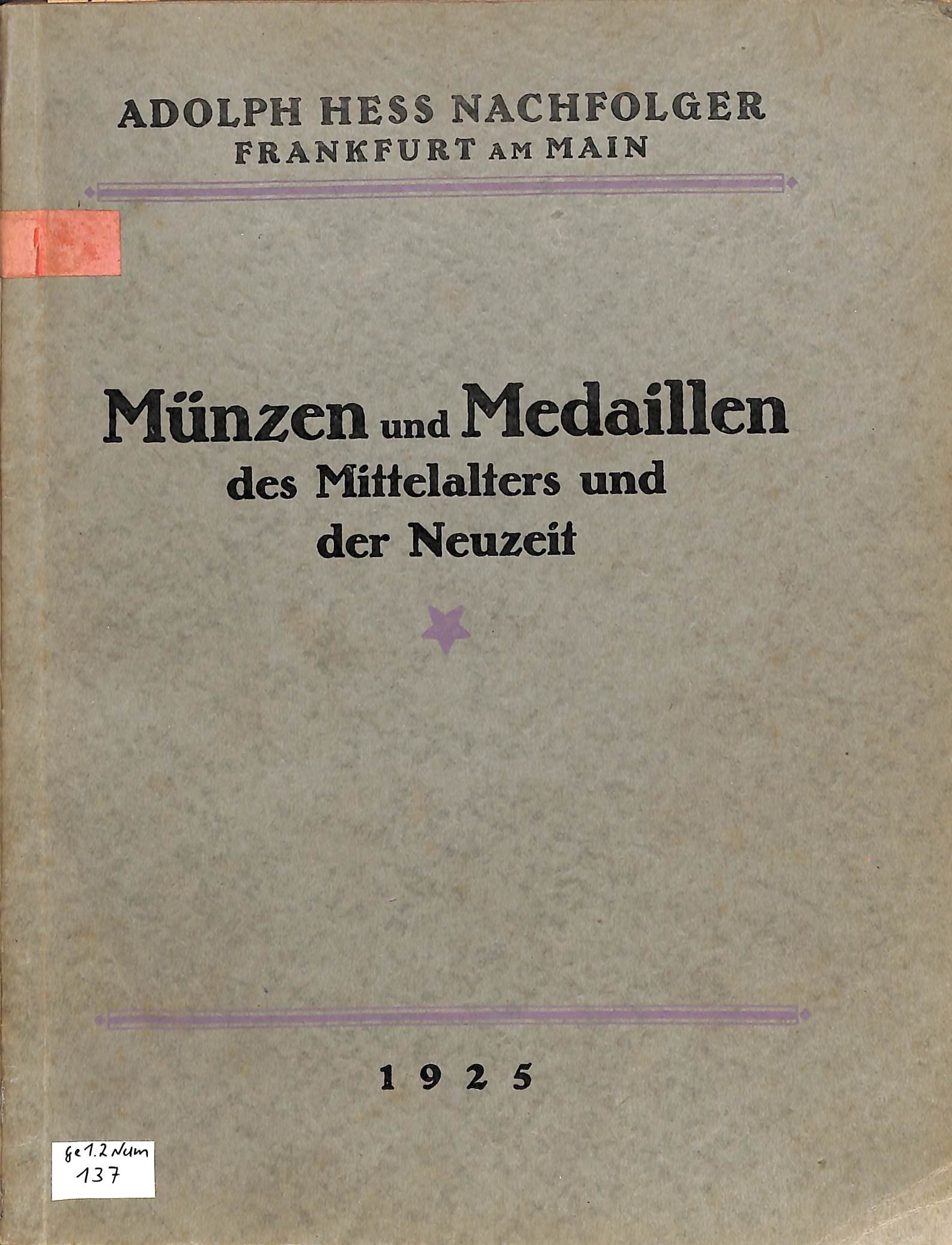 Adolph Hess Nachfolger, Verkaufsverzeichnis 1925 (Heimatwelten Zwönitz CC BY-NC-SA)