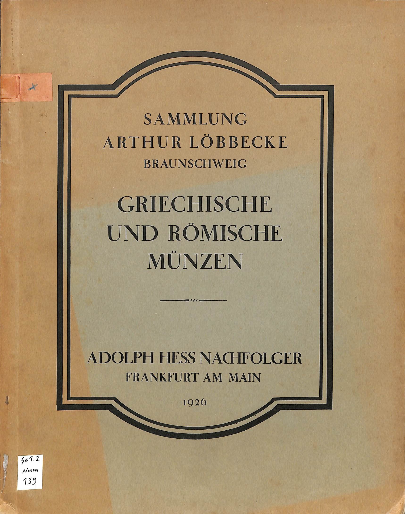 Adolph Hess Nachfolger, Auktion am Mittwoch, den 6. Januar 1926 (Heimatwelten Zwönitz CC BY-NC-SA)
