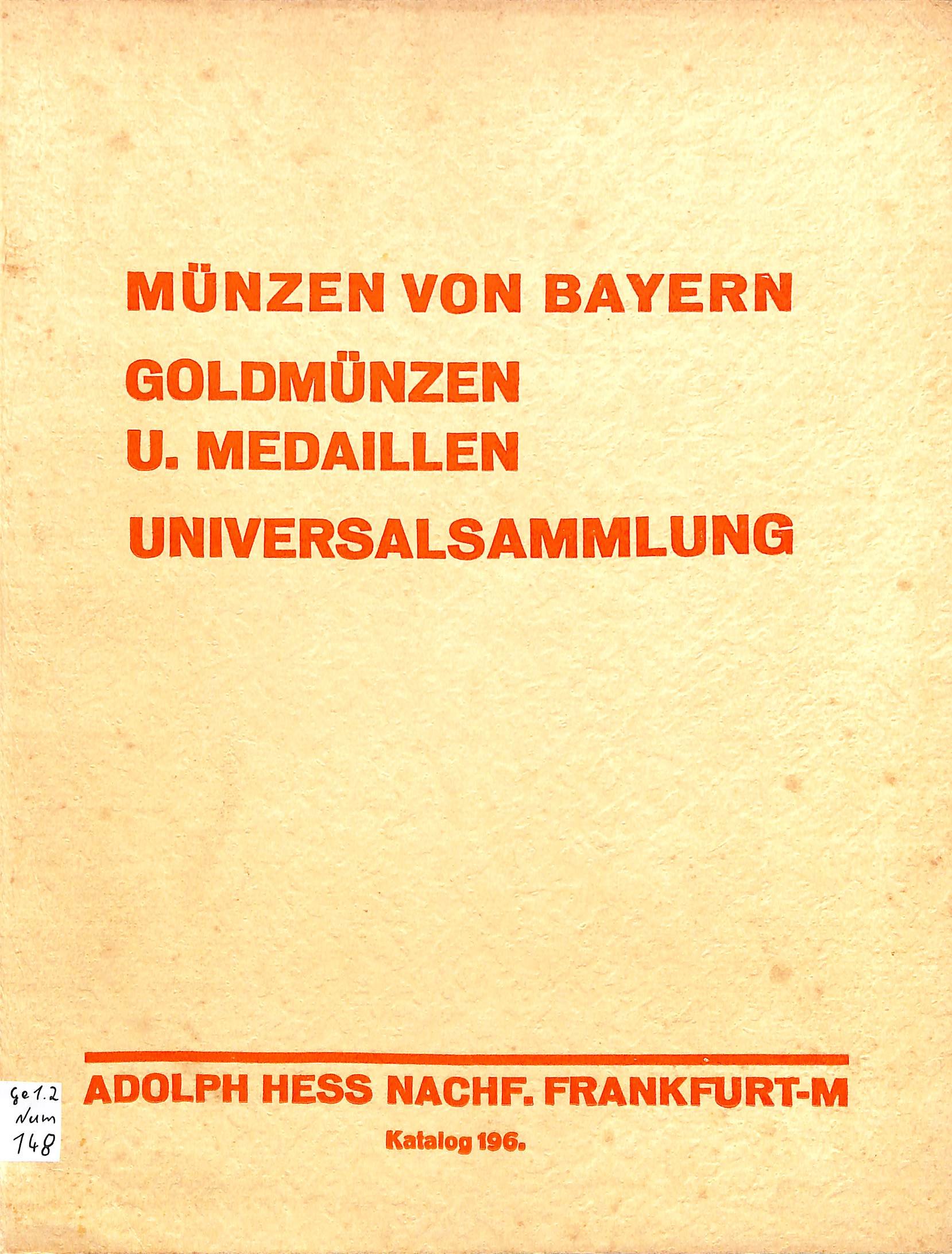 Adolph Hess Nachfolger, Auktionskatalog 196, 21.10.1929 (Heimatwelten Zwönitz CC BY-NC-SA)