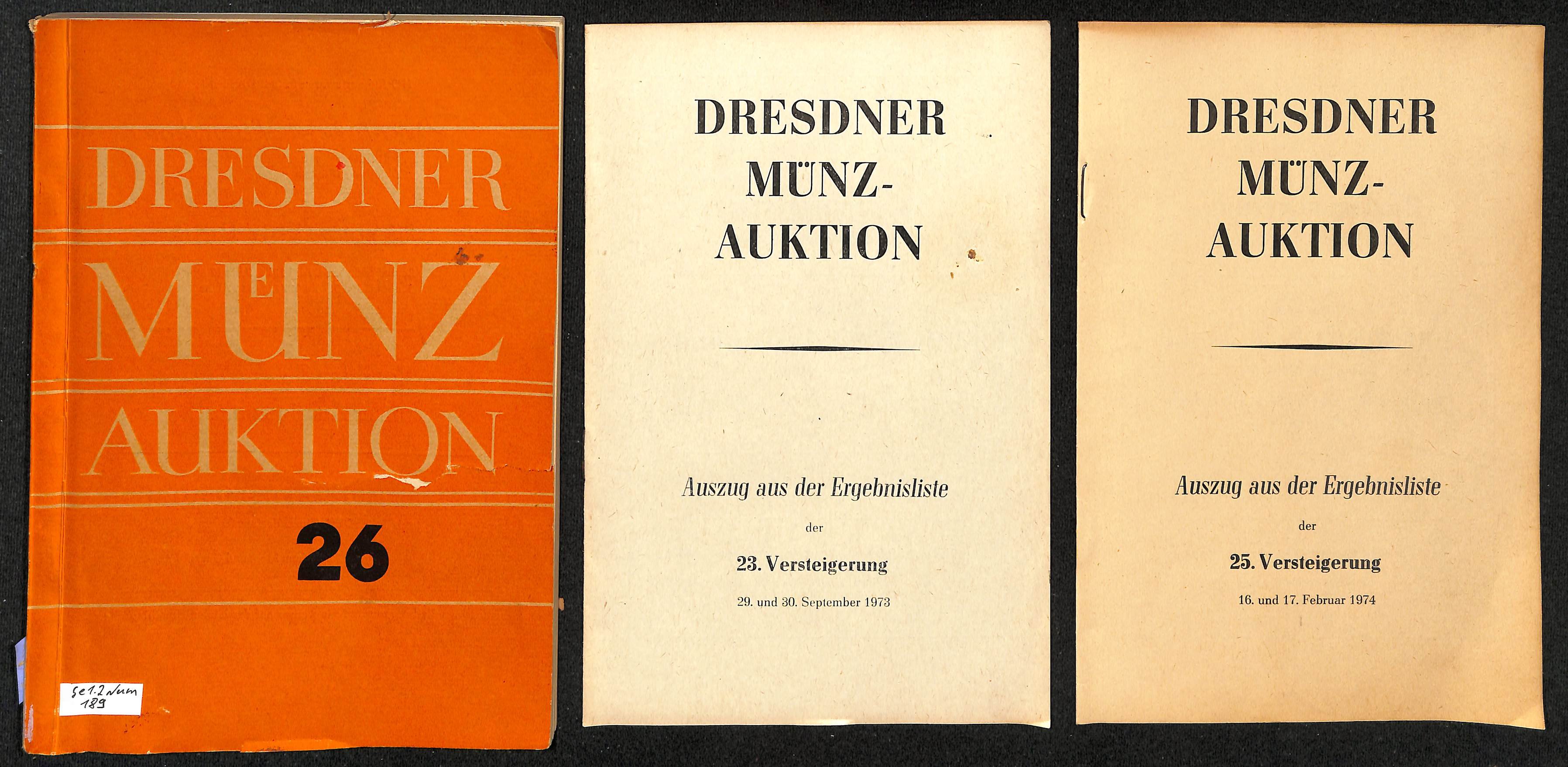 Auktionskatalog Dresdner Münzauktion 26 (Heimatwelten Zwönitz CC BY-NC-SA)
