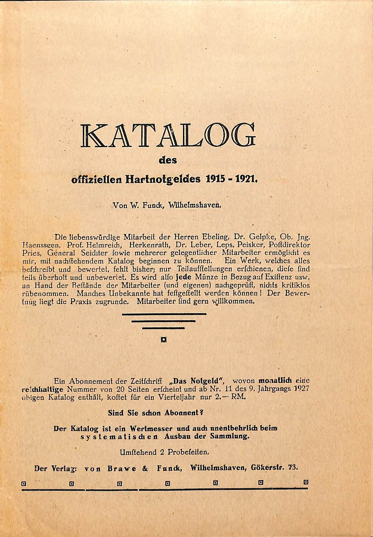 Hartgeld-Anzeiger vom 7.11.1927 (Heimatwelten Zwönitz CC BY-NC-SA)