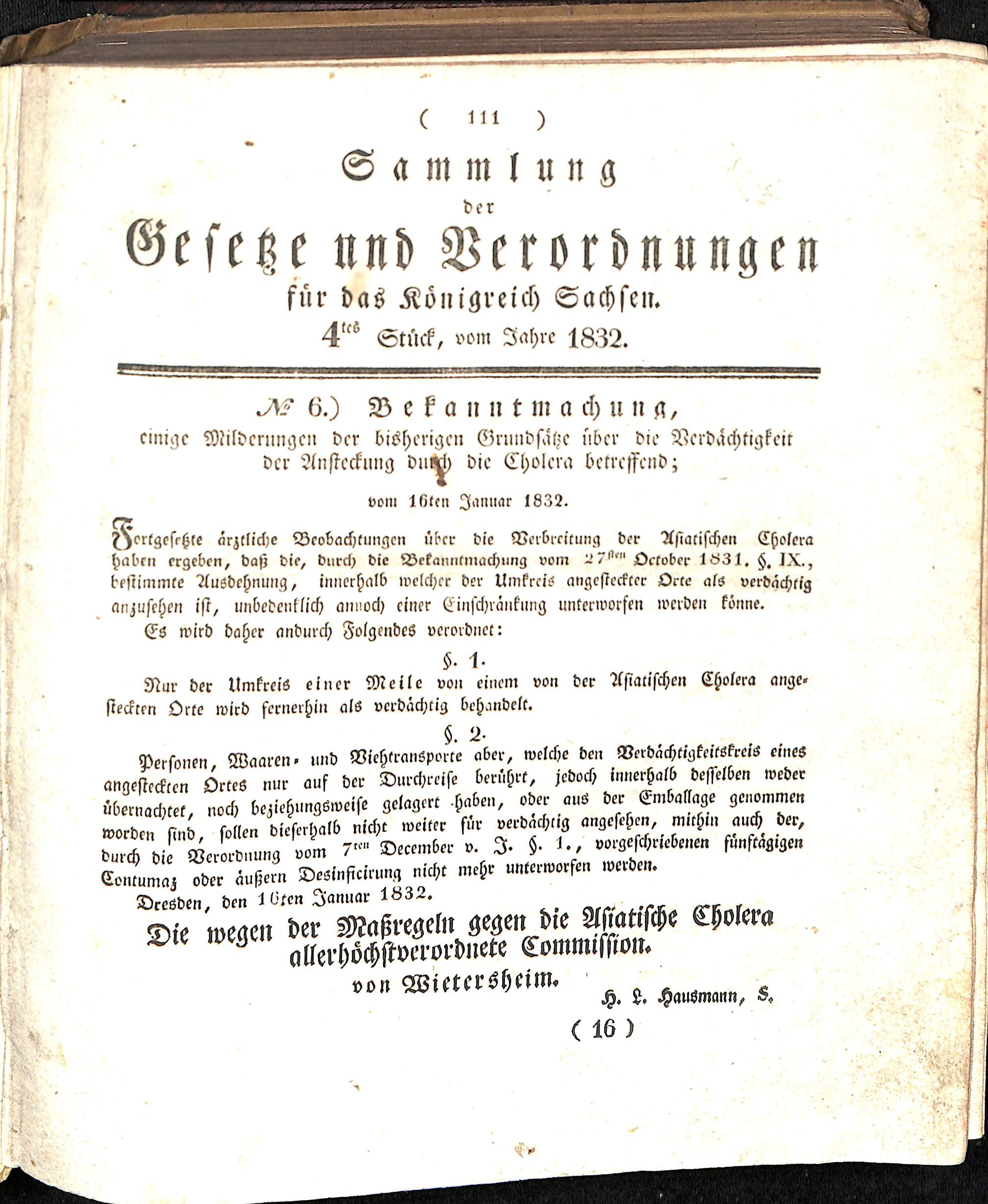 Gesetzsammlung für das Königreich Sachsen 4.-73. 1832 bis 1833 (Heimatwelten Zwönitz CC BY-NC-SA)