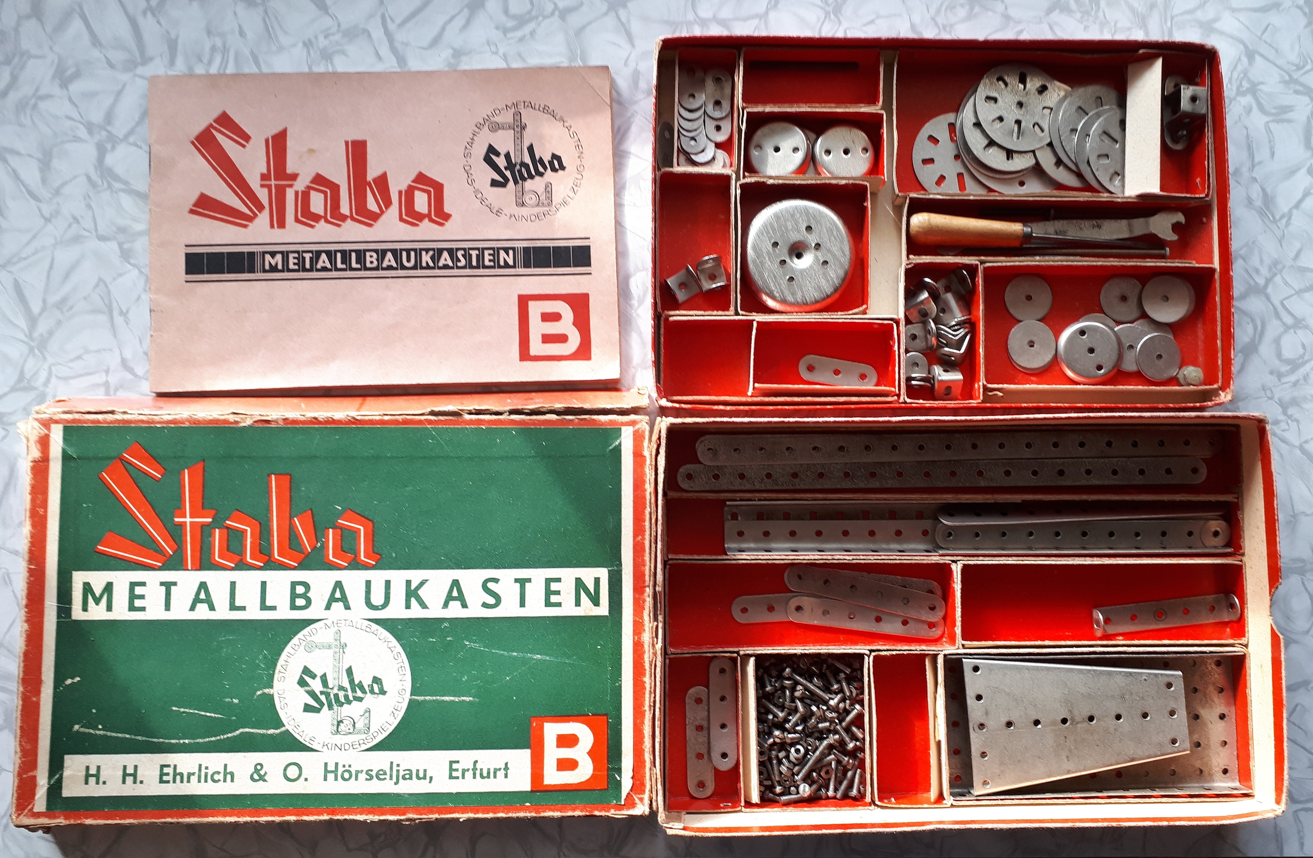 Staba-Metallbaukasten B (Heimatverein Borsdorf CC BY-NC-SA)