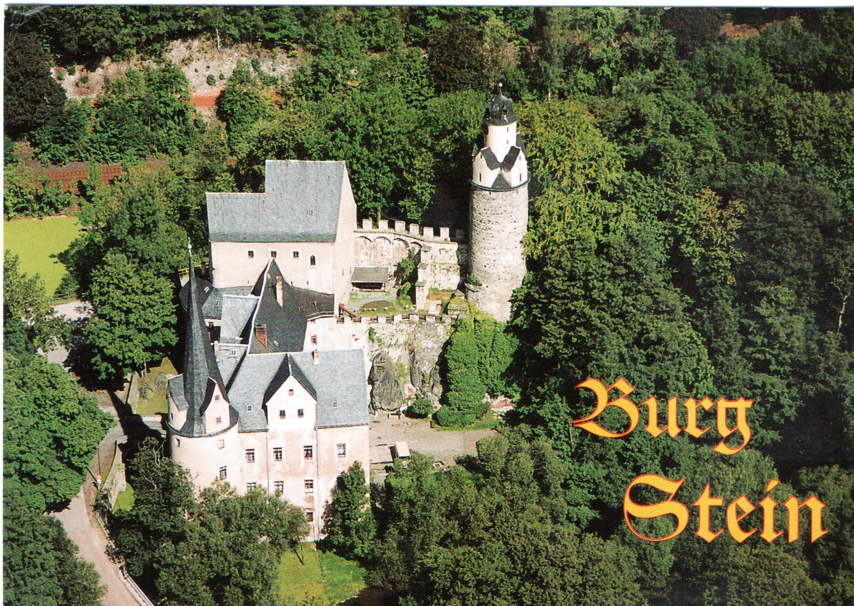 Ansichtskarte "Burg Stein" (Museum Burg Stein CC BY-NC-SA)