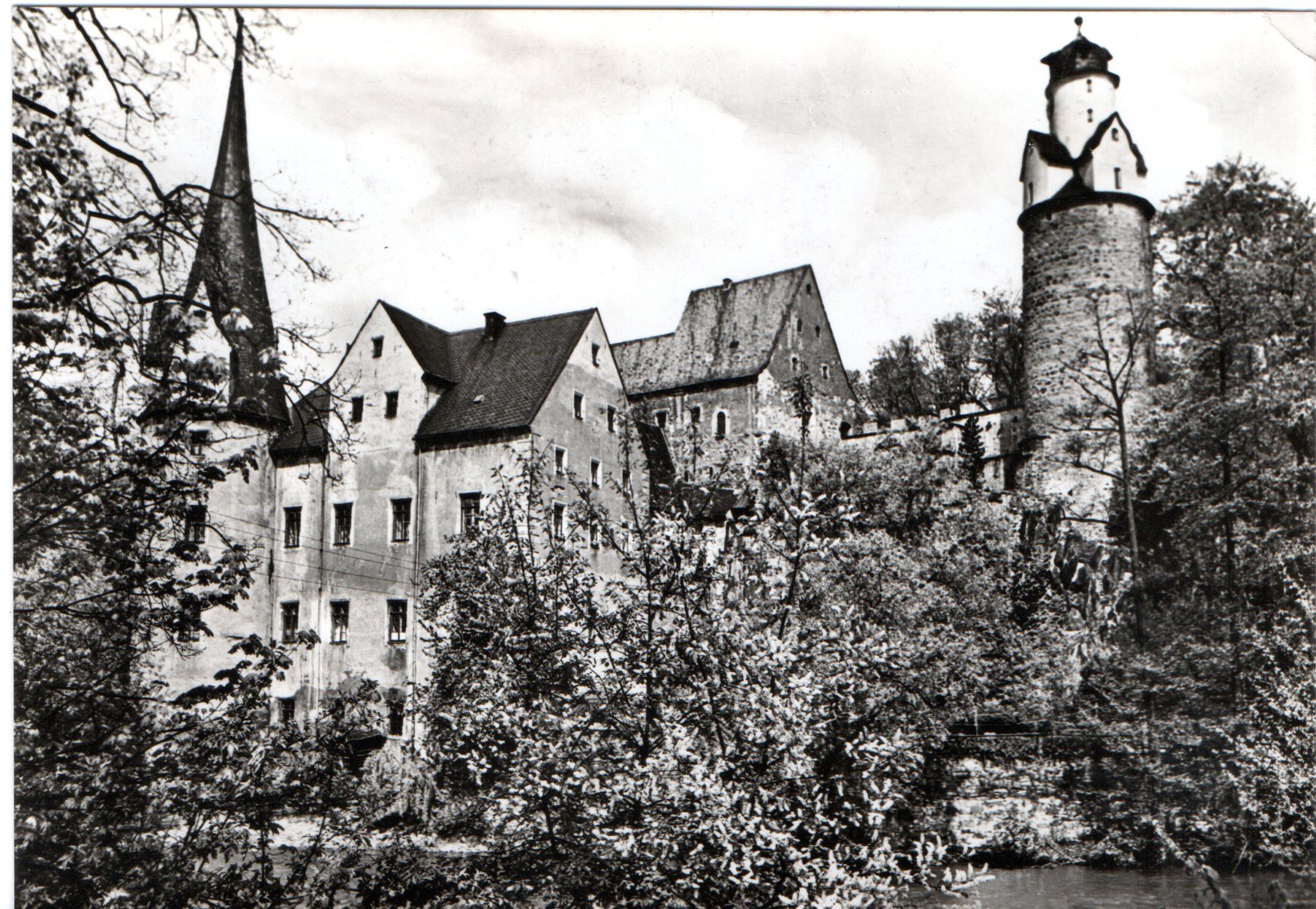 Ansichtskarte "Hartenstein i. Erzgeb. Burg Stein an der Mulde" (Museum Burg Stein CC BY-NC-SA)